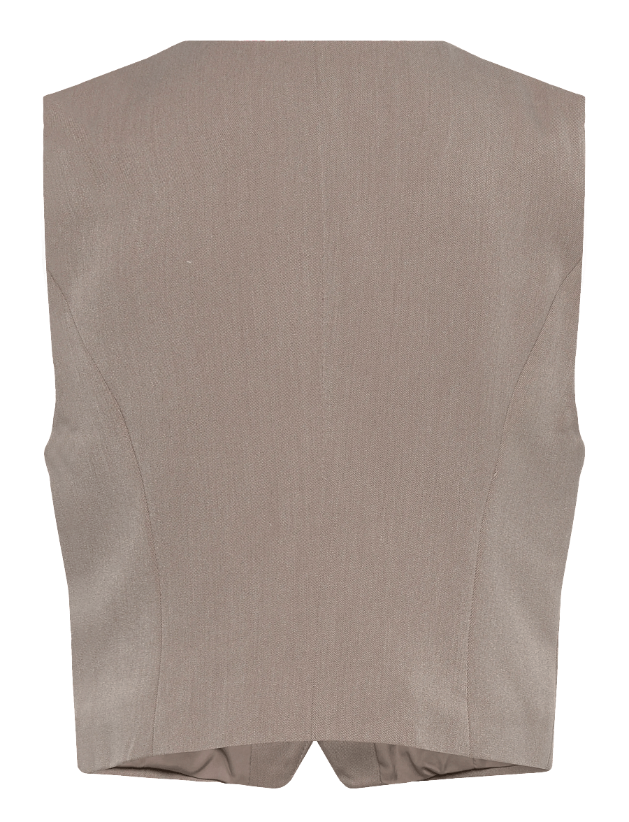 Kids Only - KOGHATTIE-IRIS WAISTCOAT TLR - forårsjakker - taupe gray - 1