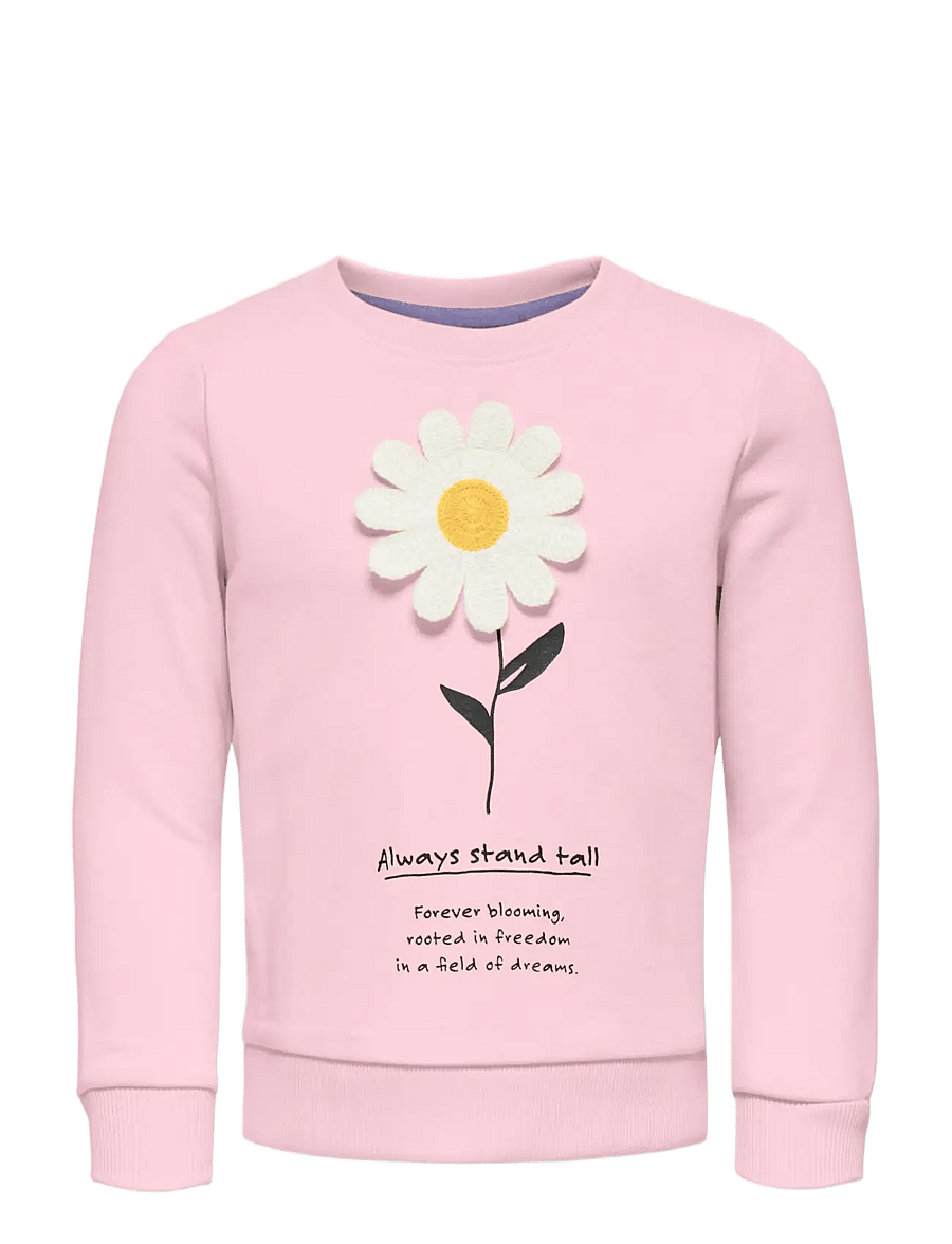Kids Only - KMGGINNIE LS REG PRINT UB SWT - sweatshirts - ballet slipper - 0