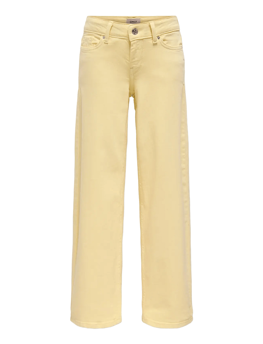 Kids Only - KOGJUDY-O LW COL WIDE LEG DNM TAI - pantalons larges - sunlight - 1