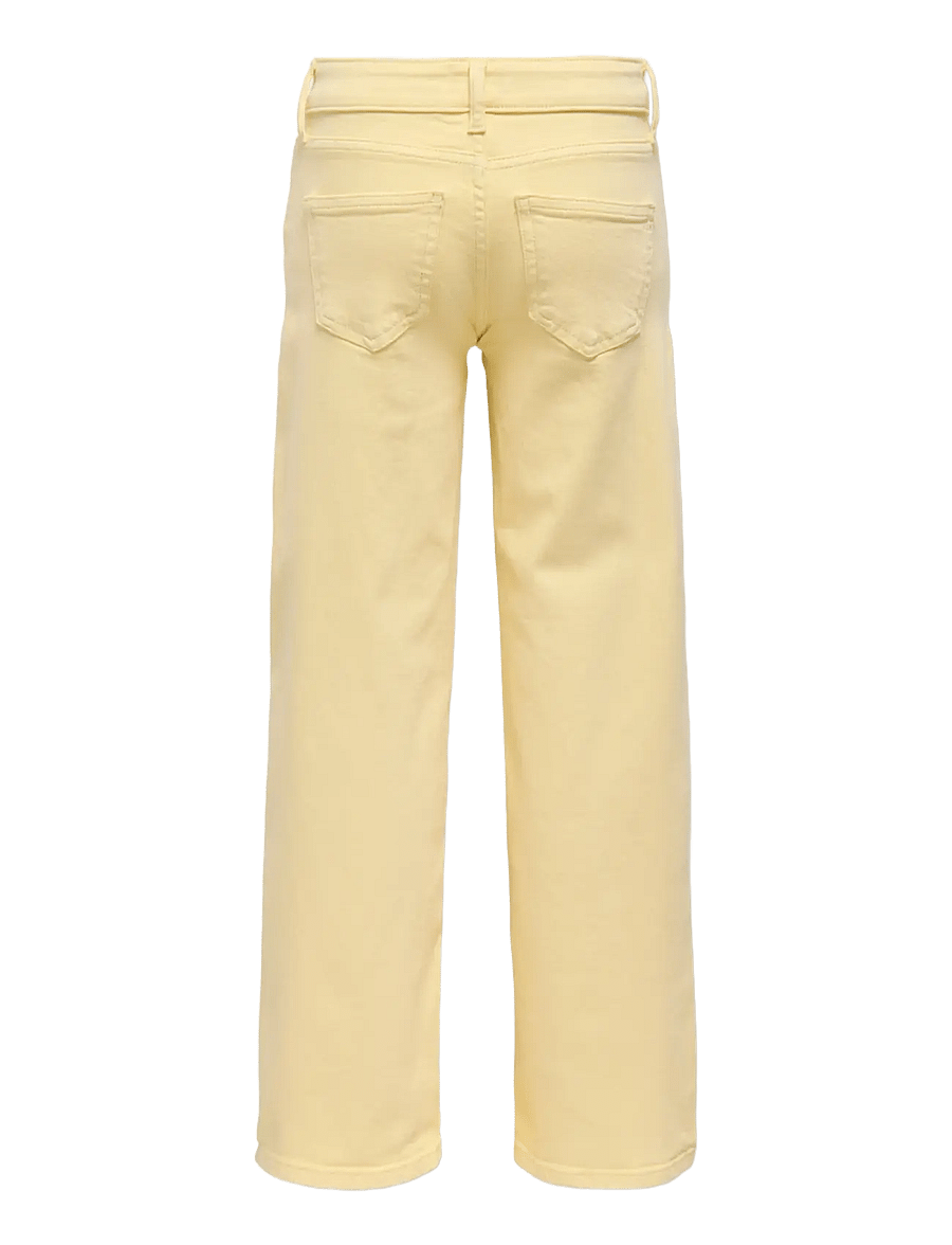 Kids Only - KOGJUDY-O LW COL WIDE LEG DNM TAI - pantalons larges - sunlight - 2