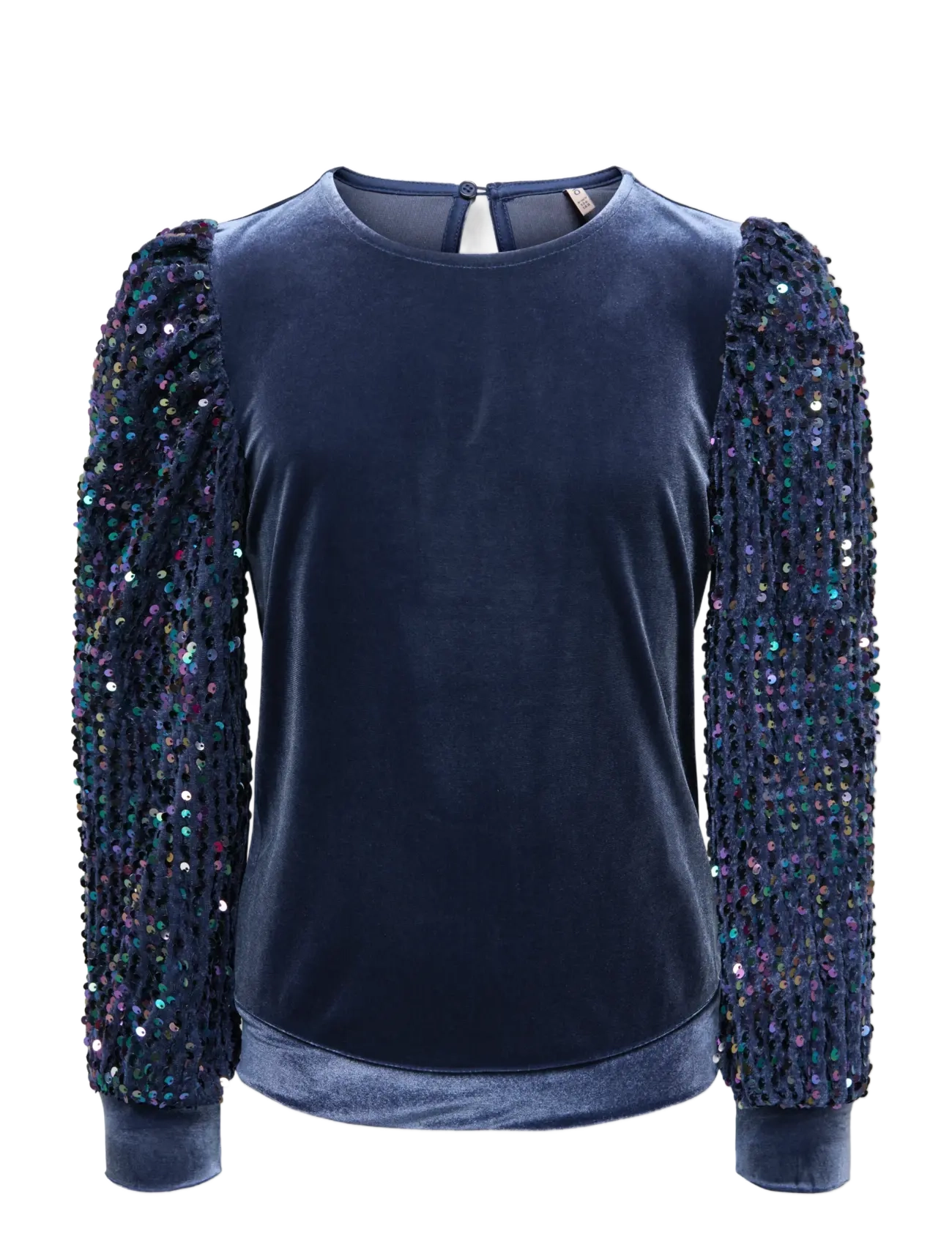 Kids Only KOGCONFIDENCE L/S SEQUINS O-NECK JRS - Kleidung - NAVAL ACADEMY / navy