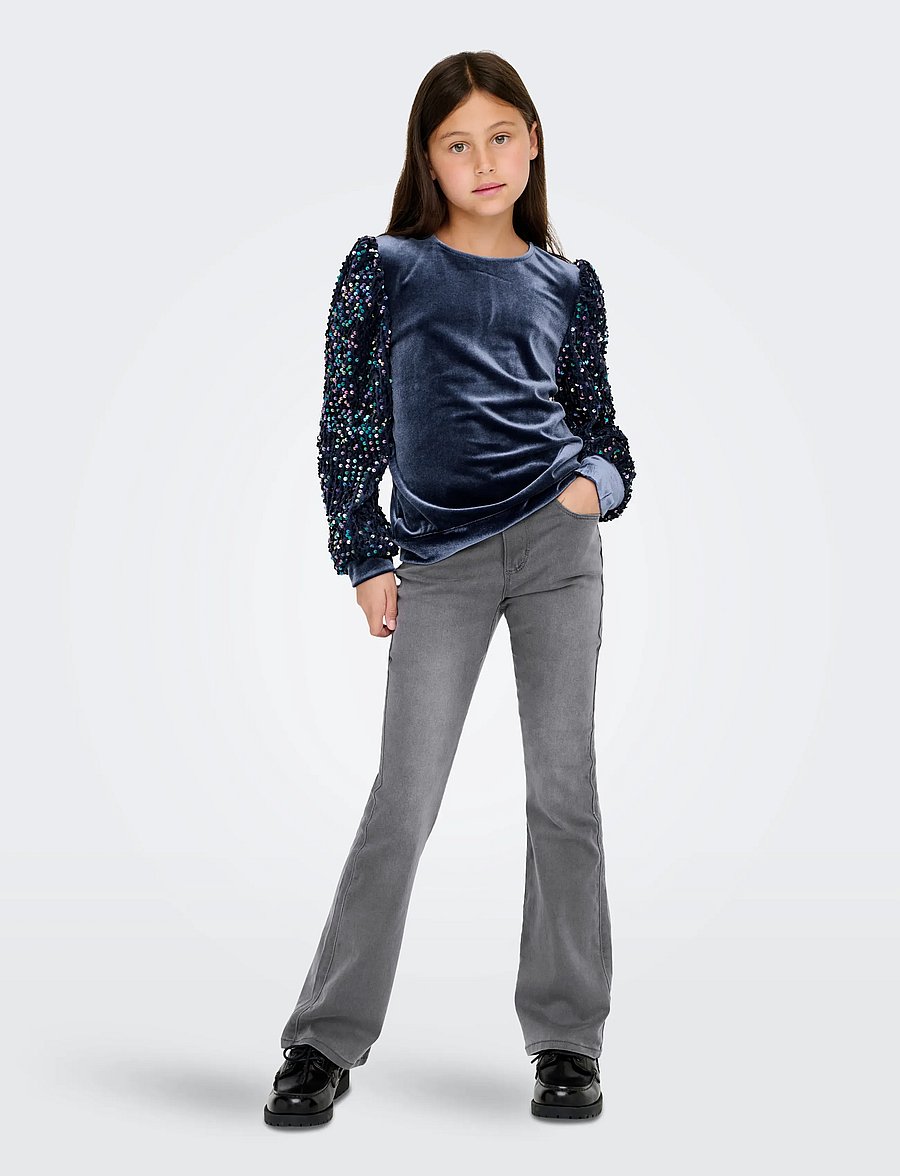 Kids Only - KOGCONFIDENCE L/S SEQUINS O-NECK JRS - naval academy - 4