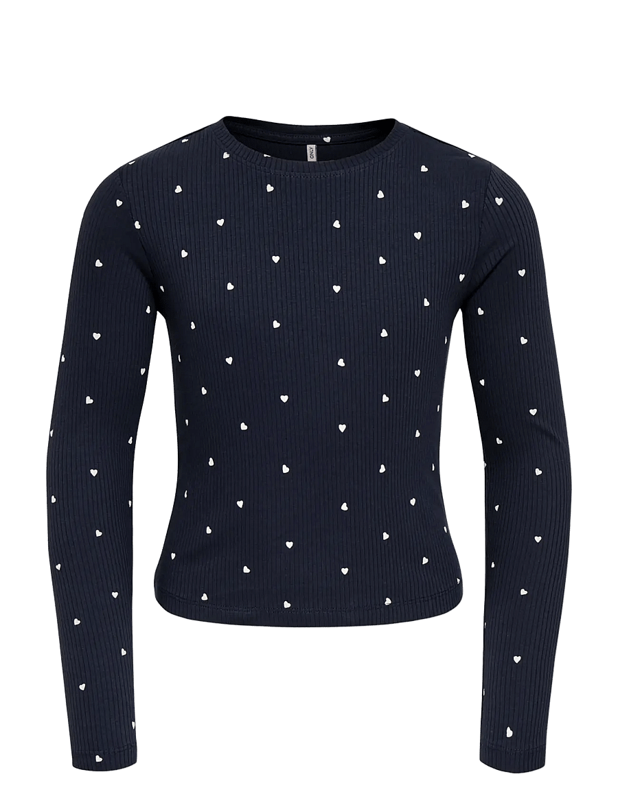 Kids Only - KOGBELLA LIFE AOP L/S TOP JRS NOOS - langærmede t-shirts - night sky - 0