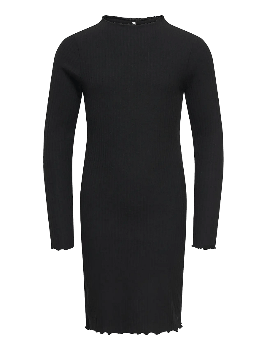 Kids Only - KOGEMMA L/S HIGH NECK DRESS JRS - black - 1