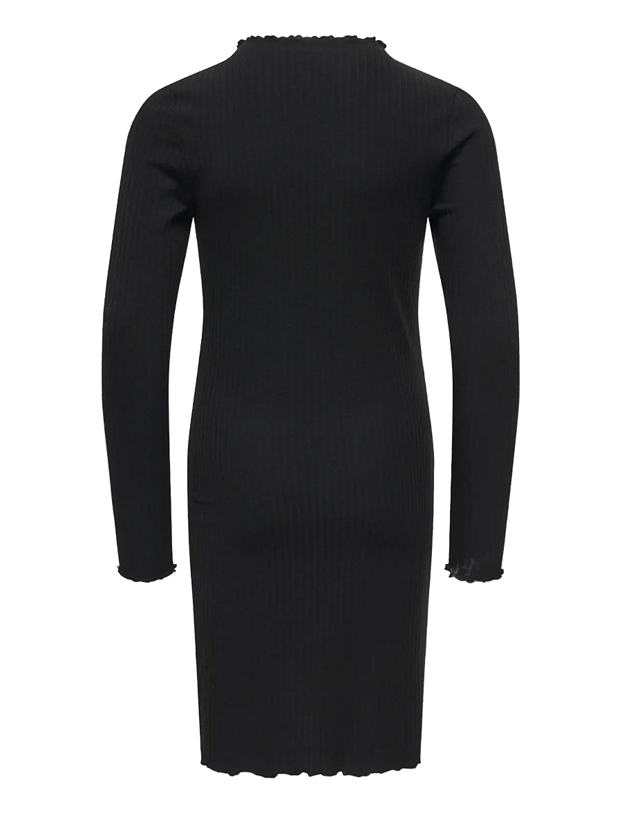 Kids Only - KOGEMMA L/S HIGH NECK DRESS JRS - black - 2