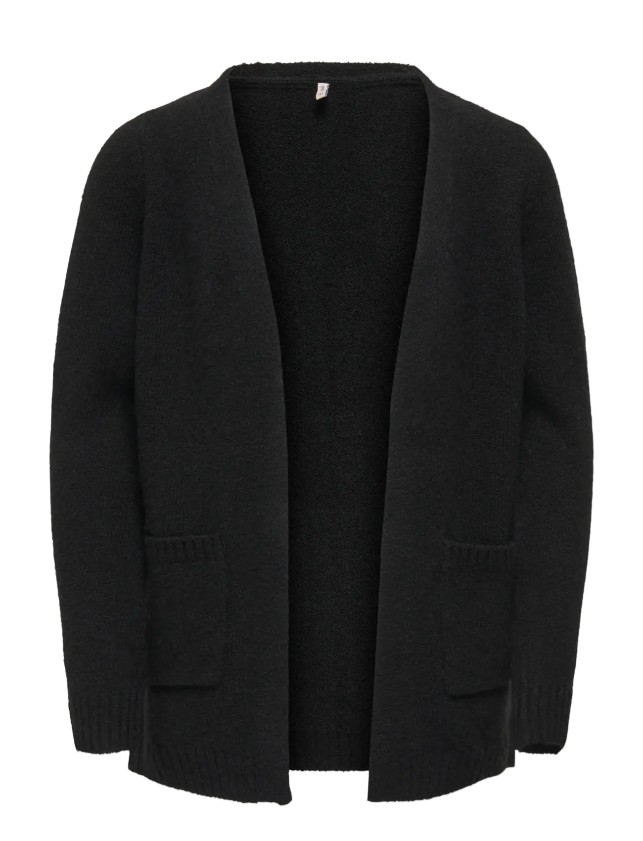 Kids Only Kogsanja Life L/S Cardigan Knt, 122-128, Black, Strik > Cardigans, Børn