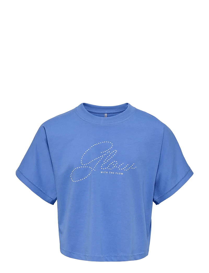 Kids Only - KOGSTELLA S/S PRINT JRS - kurzärmelige - ultramarine - 0