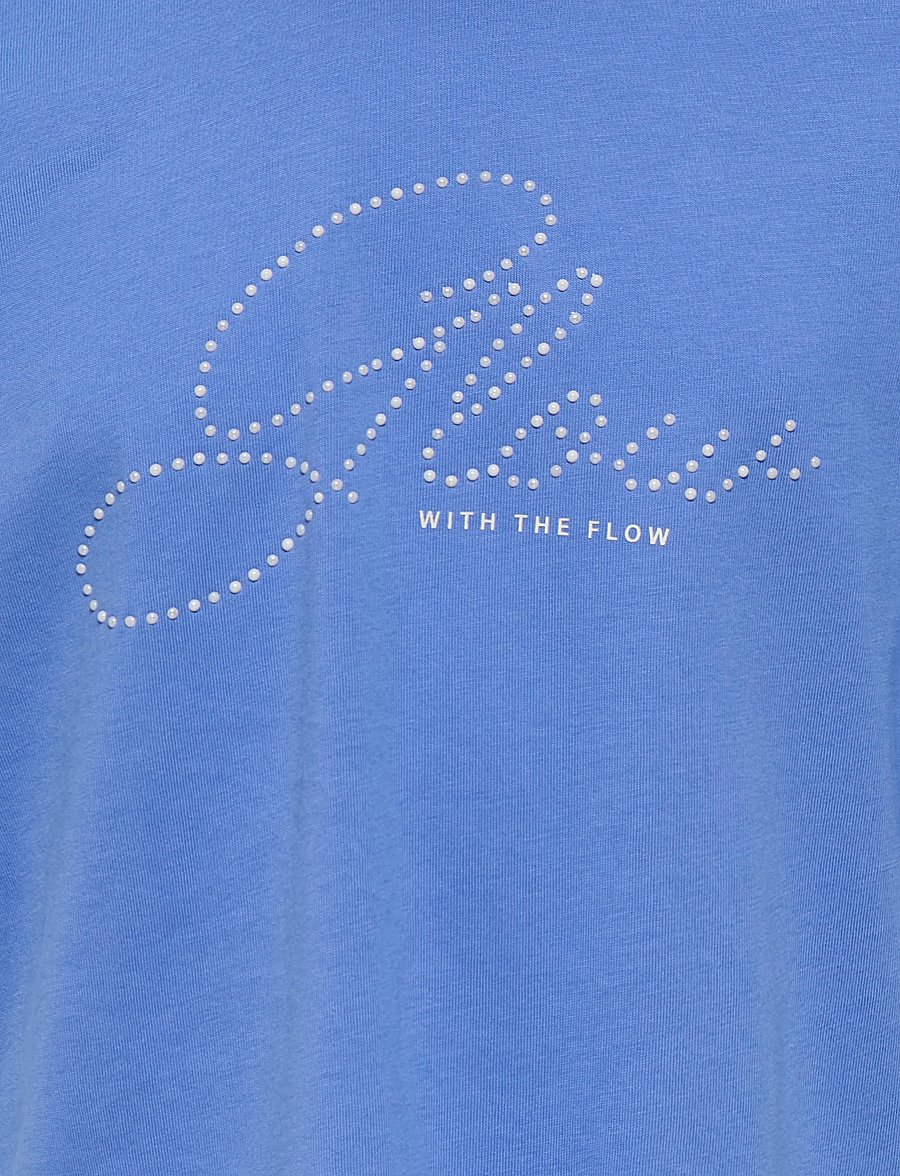 Kids Only - KOGSTELLA S/S PRINT JRS - lühikeste varrukatega t-särgid - ultramarine - 2