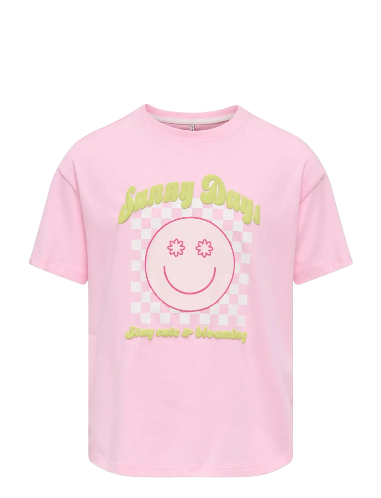 Kids Only KOGROSITA LIFE S/S LOOSE PRINT TOP JRS - Kläder - SWEET LILAC / pink/rose