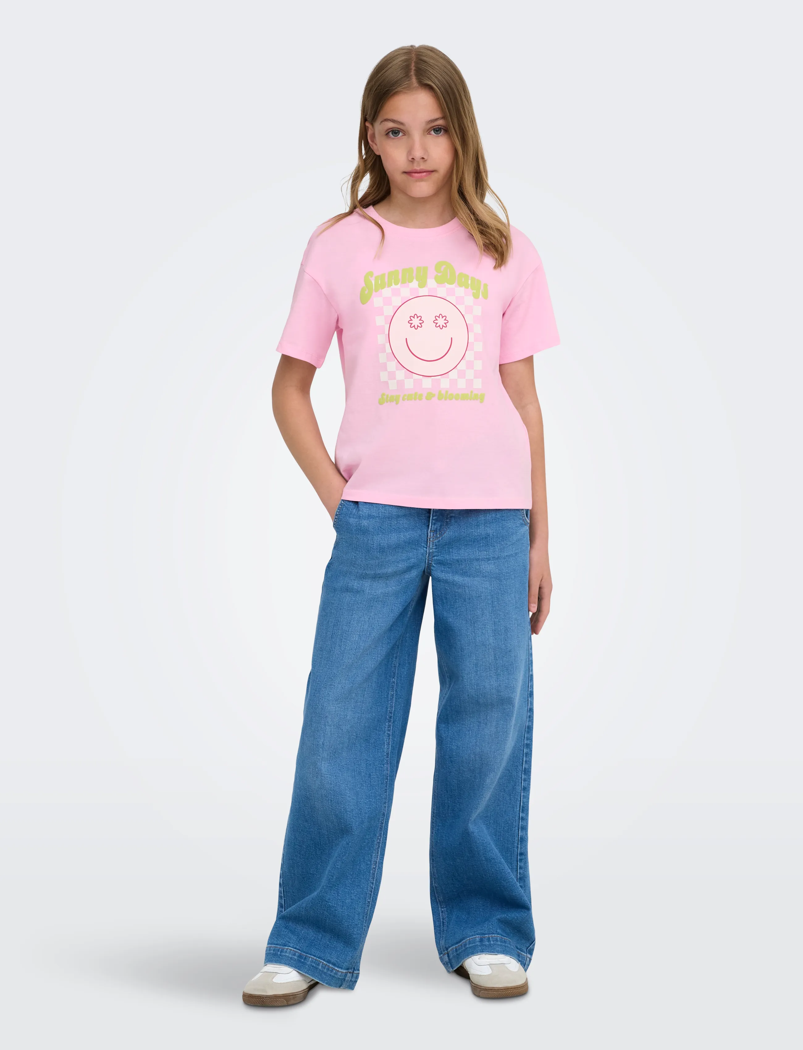 Kids Only - KOGROSITA LIFE S/S LOOSE PRINT TOP JRS - t-shirts à manches courtes - sweet lilac - 4