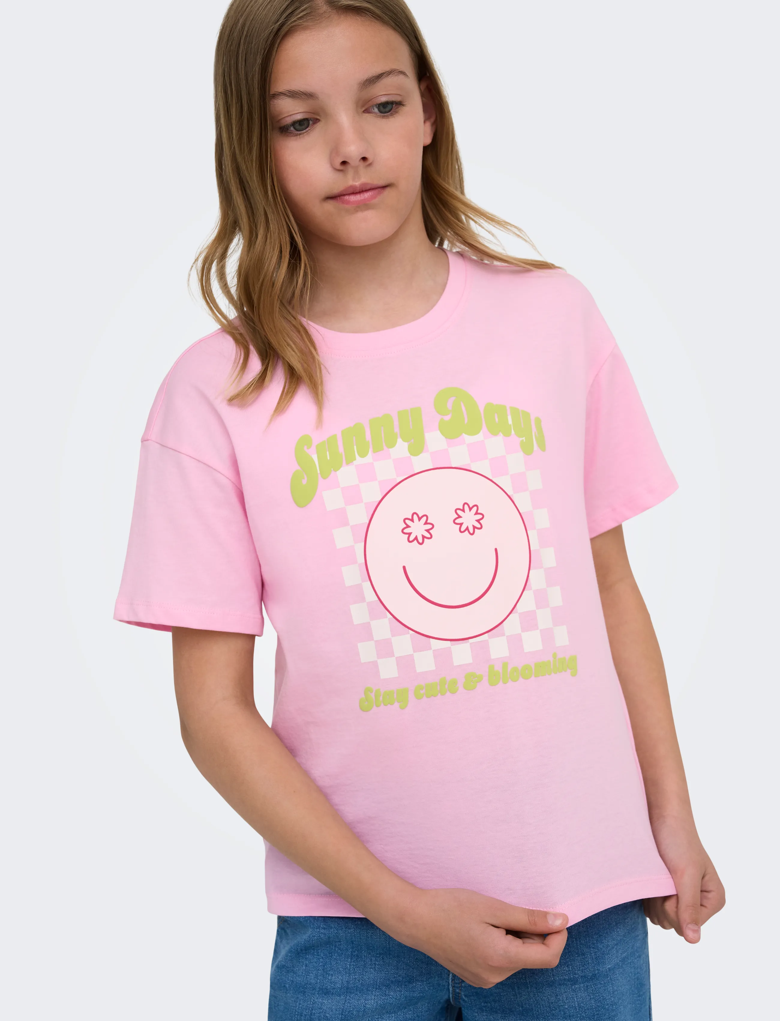 Kids Only - KOGROSITA LIFE S/S LOOSE PRINT TOP JRS - t-shirts à manches courtes - sweet lilac - 5