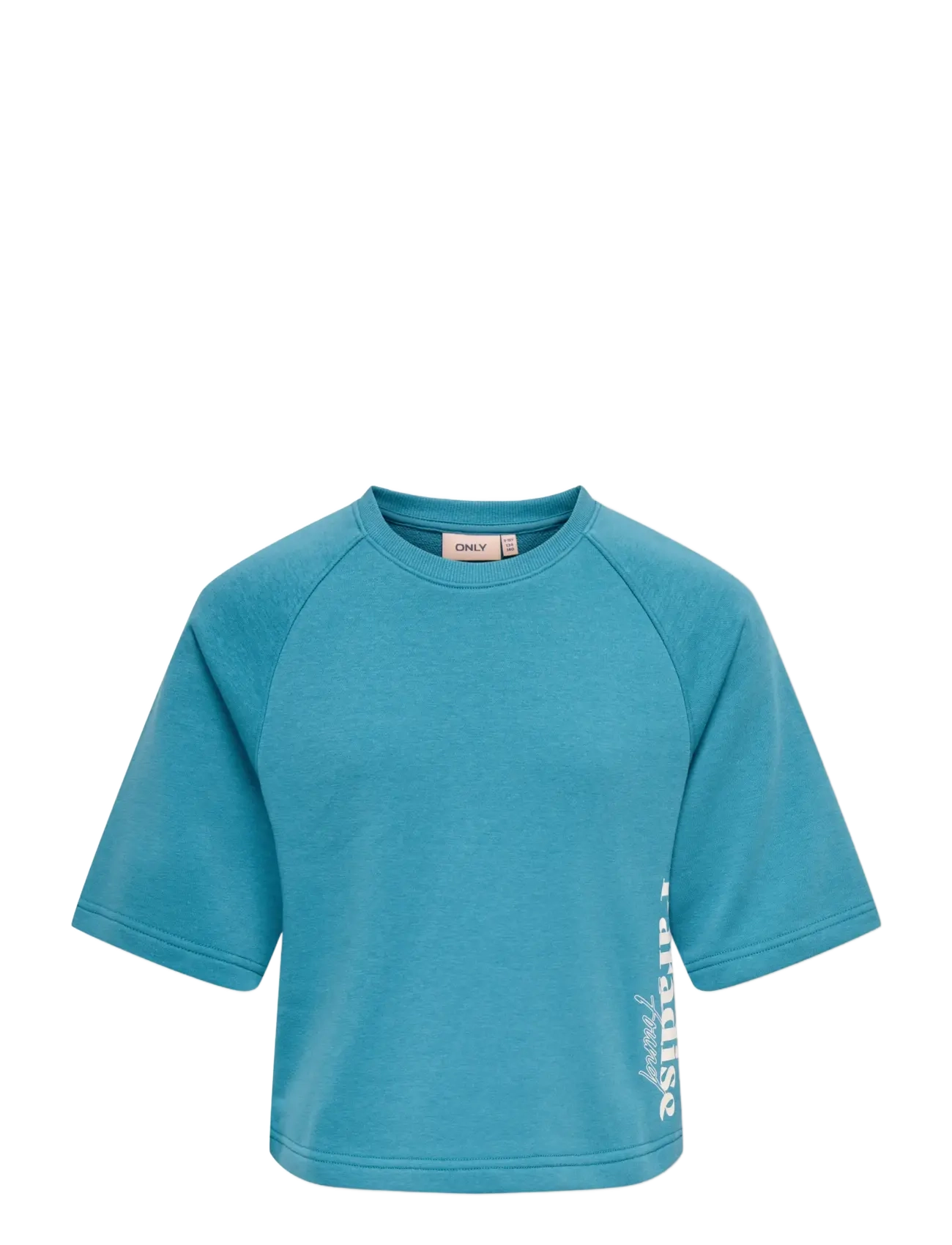 Kids Only KOGCORA LIFE SS O-NECK PRINT UB SWT - Dressipluusid ja kapuutsiga pusad - BISCAY BAY / blue