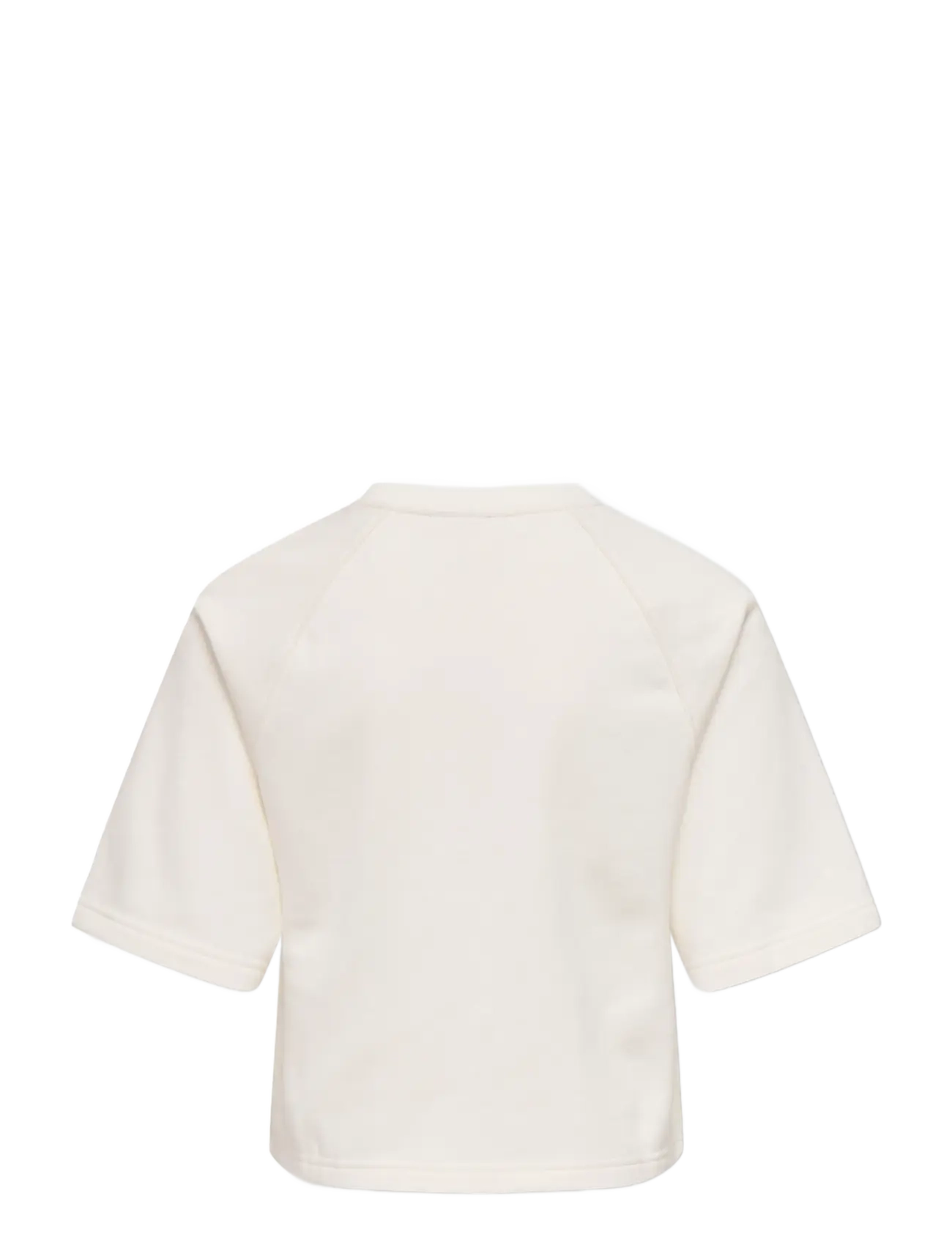 Kids Only - KOGCORA LIFE SS O-NECK PRINT UB SWT - efterårstøj - cloud dancer - 1