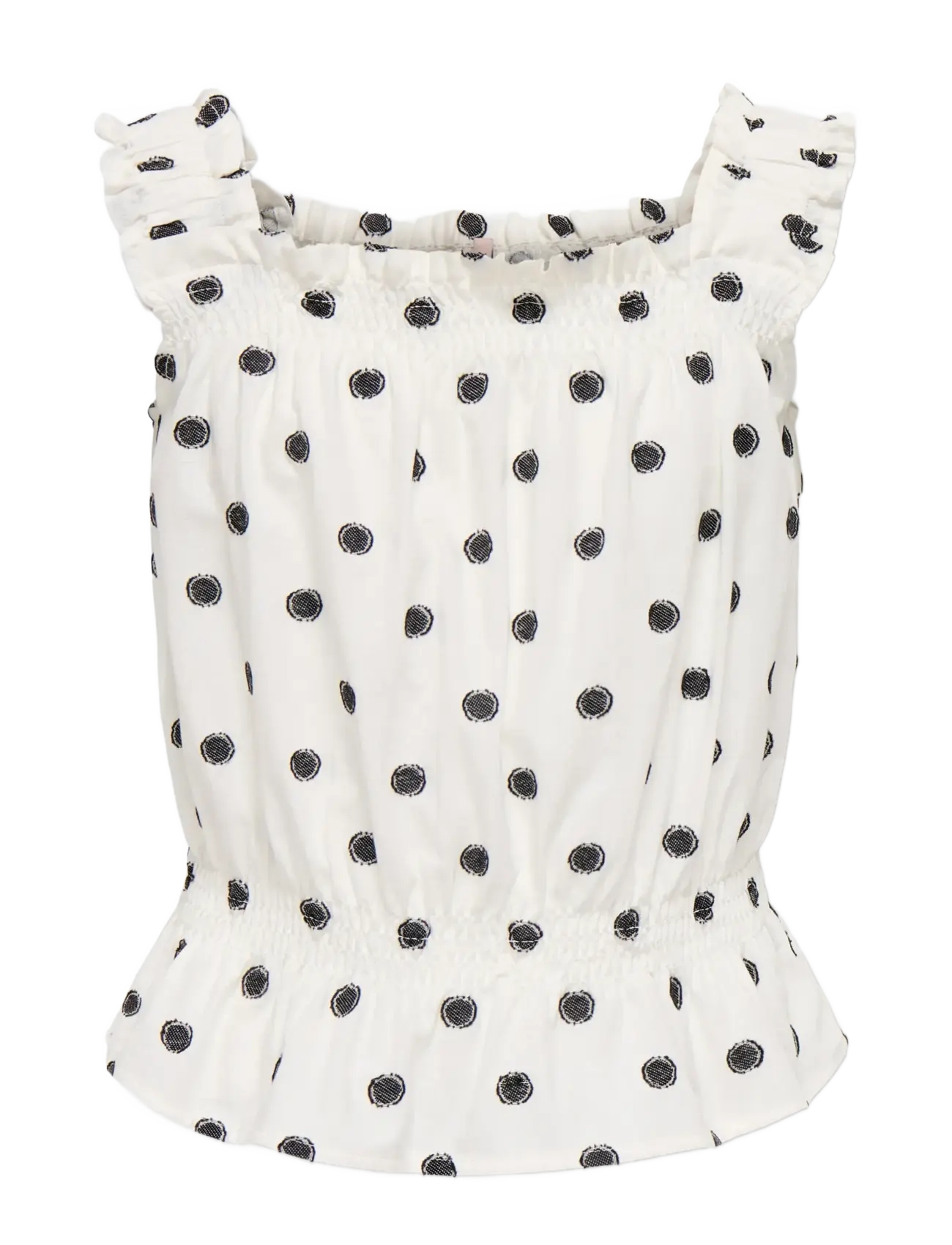 Kids Only KOGSWETA SL TOP WVN - Hauts - CLOUD DANCER / white