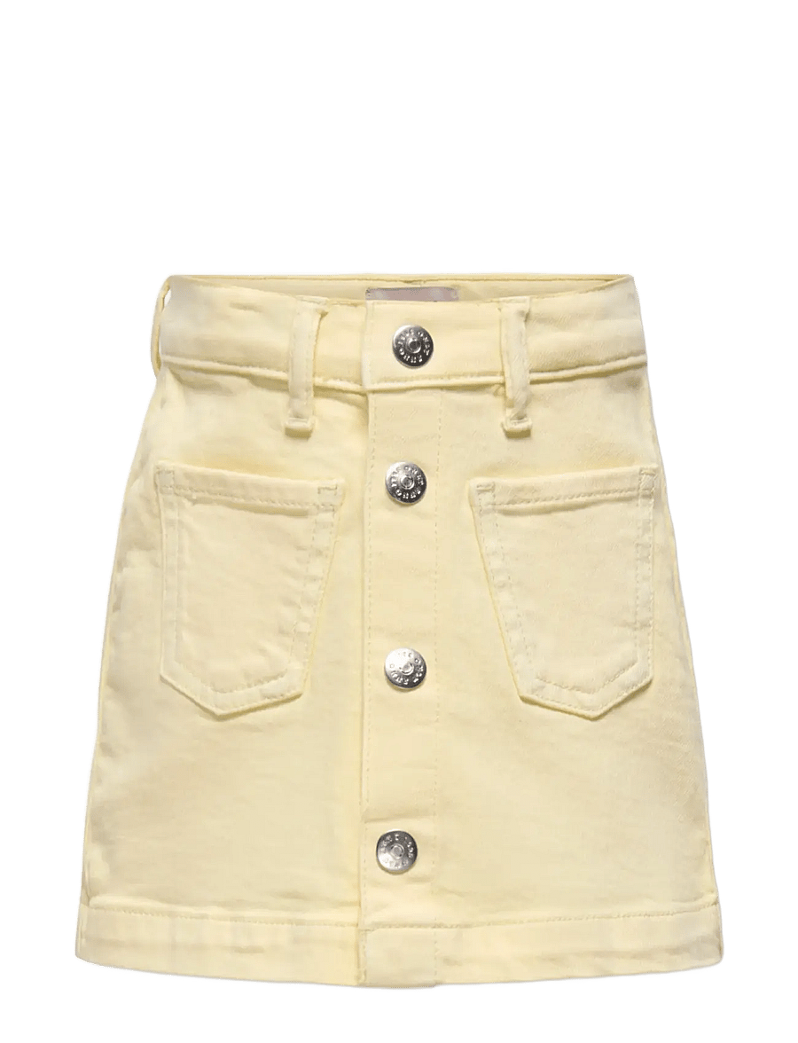 Kids Only - KMGAMAZING COL SKIRT TAI DNM - jeansröcke - double cream - 0