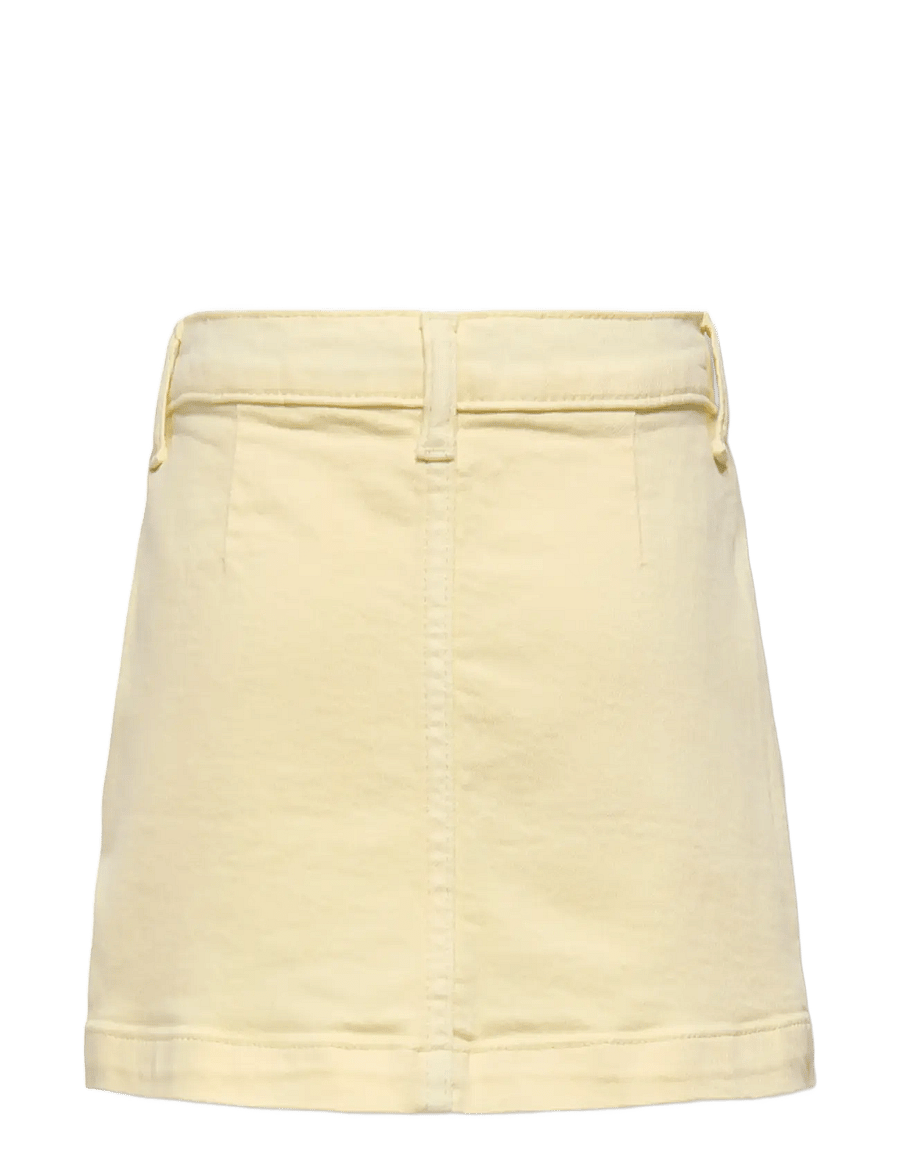 Kids Only - KMGAMAZING COL SKIRT TAI DNM - jeansröcke - double cream - 1