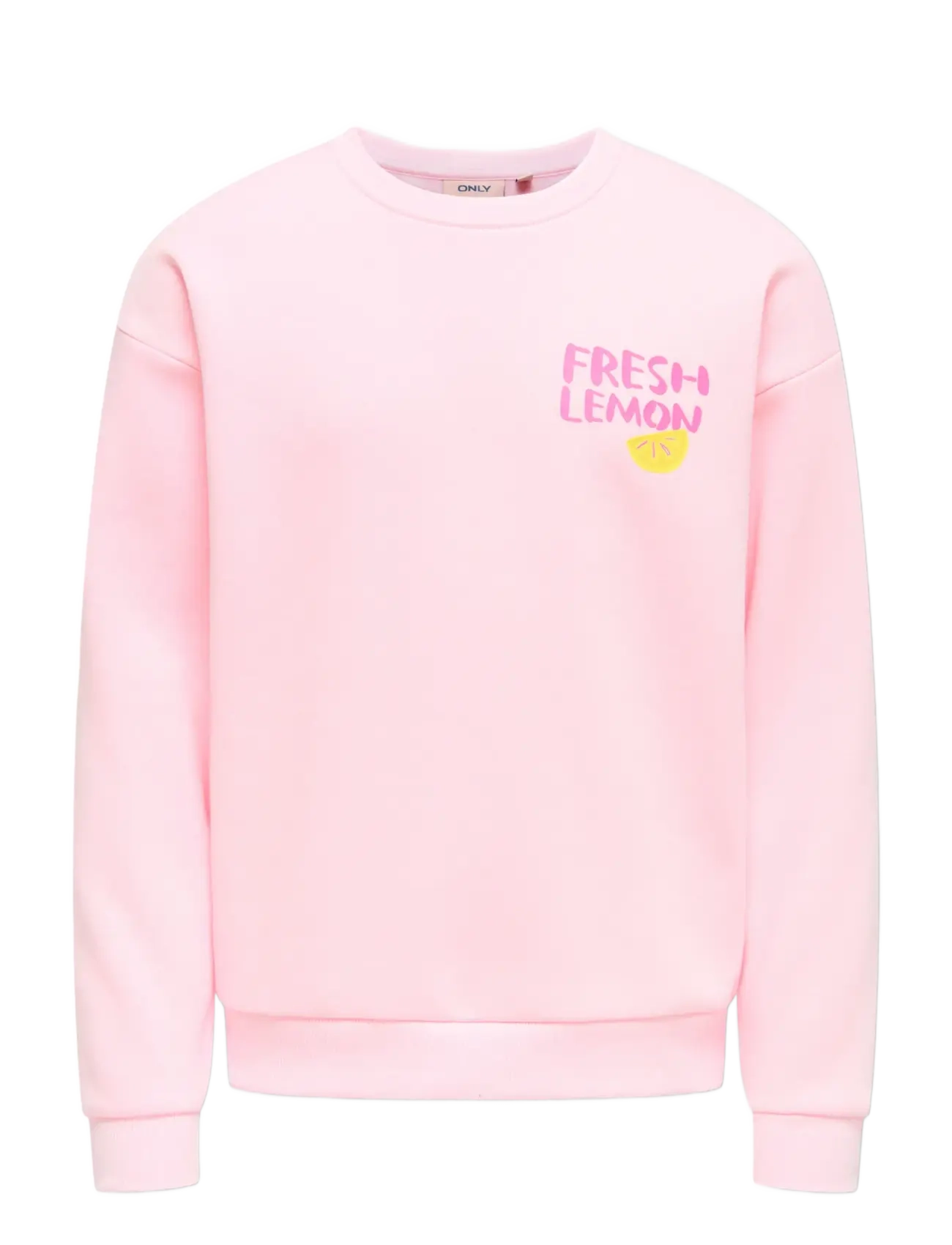 Kids Only KOGCANASTA LS LOOSE PRINTED UB SWT - Oberteile - BARELY PINK / pink/rose