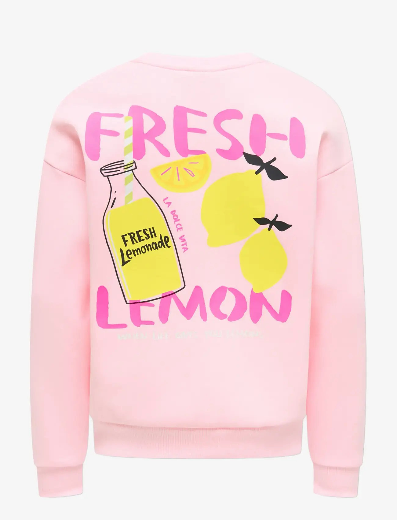 Kids Only - KOGCANASTA LS LOOSE PRINTED UB SWT - sweatshirts - barely pink - 1