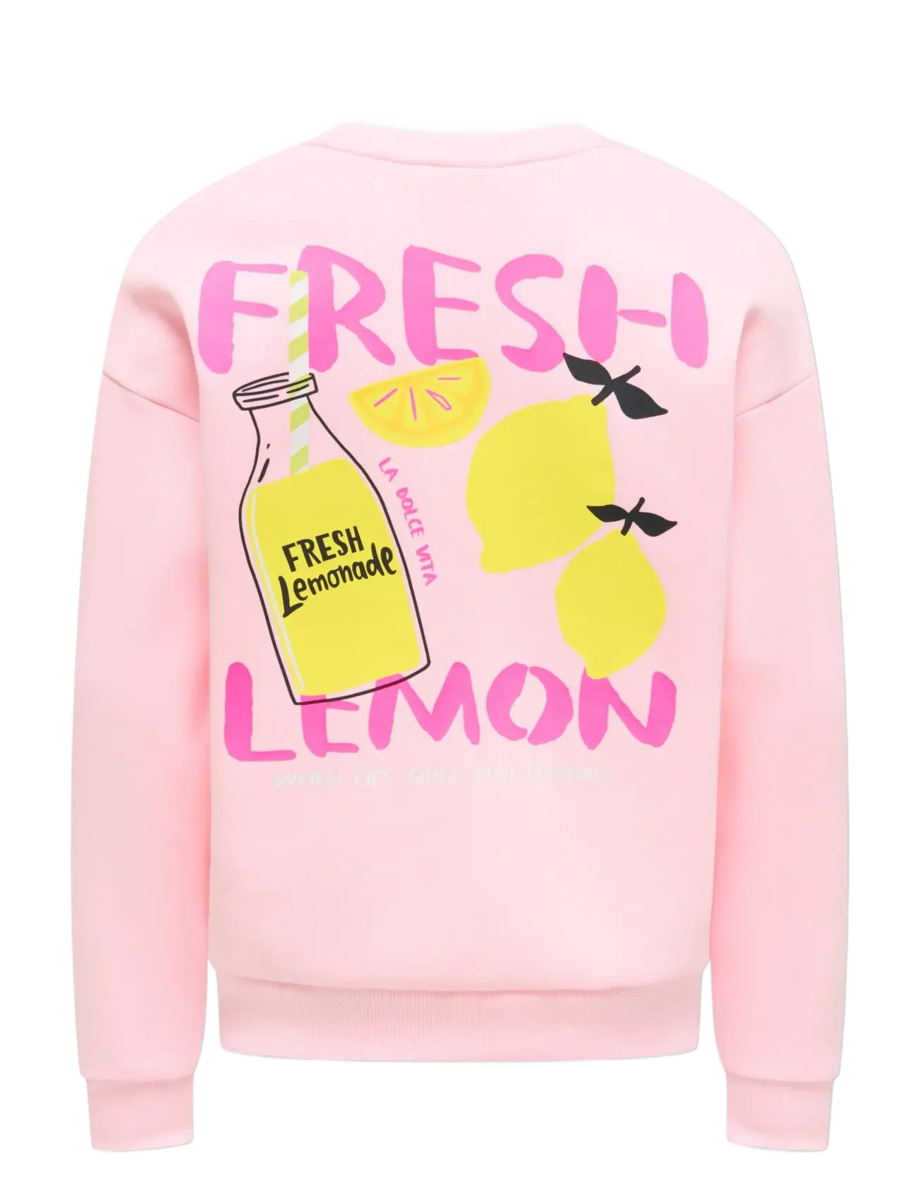 Kids Only - KOGCANASTA LS LOOSE PRINTED UB SWT - barely pink - 1