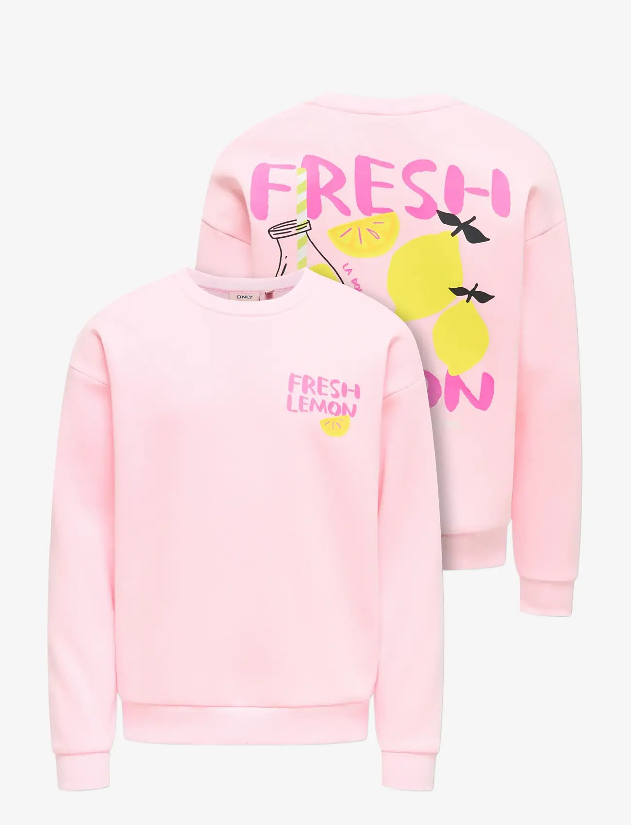 Kids Only - KOGCANASTA LS LOOSE PRINTED UB SWT - sweatshirts - barely pink - 2