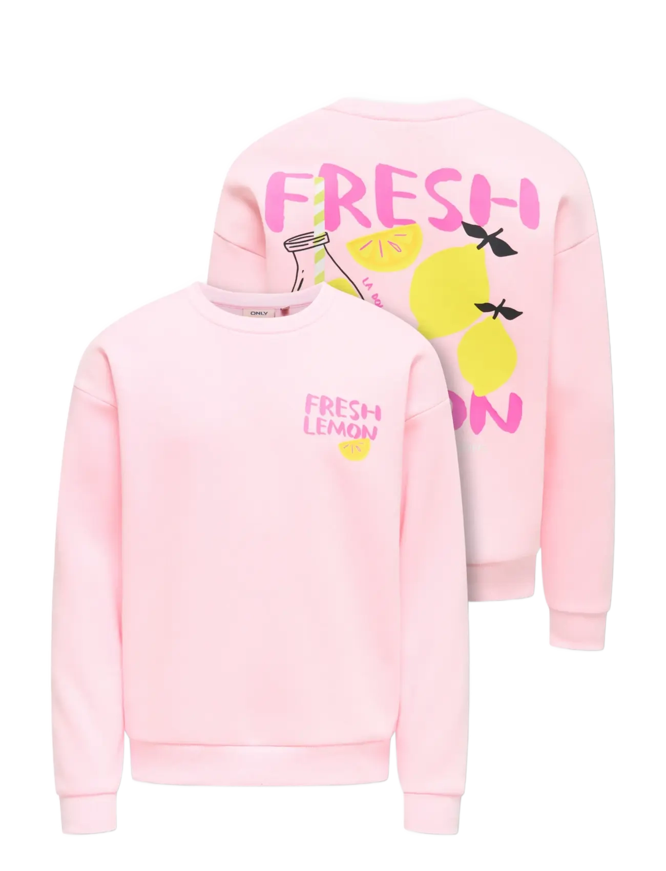 Kids Only - KOGCANASTA LS LOOSE PRINTED UB SWT - barely pink - 2