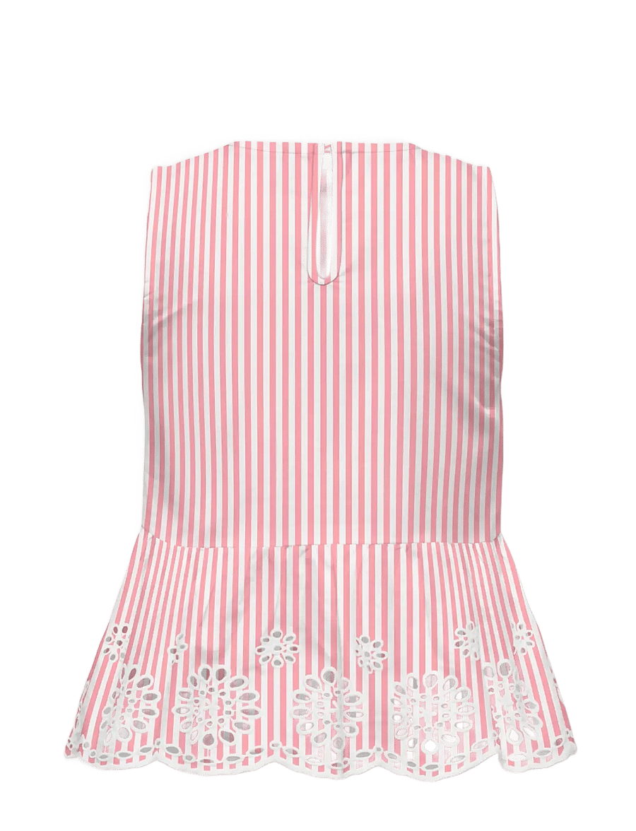 Kids Only - KOGBONDI LIFE S/L EMB TOP WVN - bluser & tunikaer - barbados cherry - 1