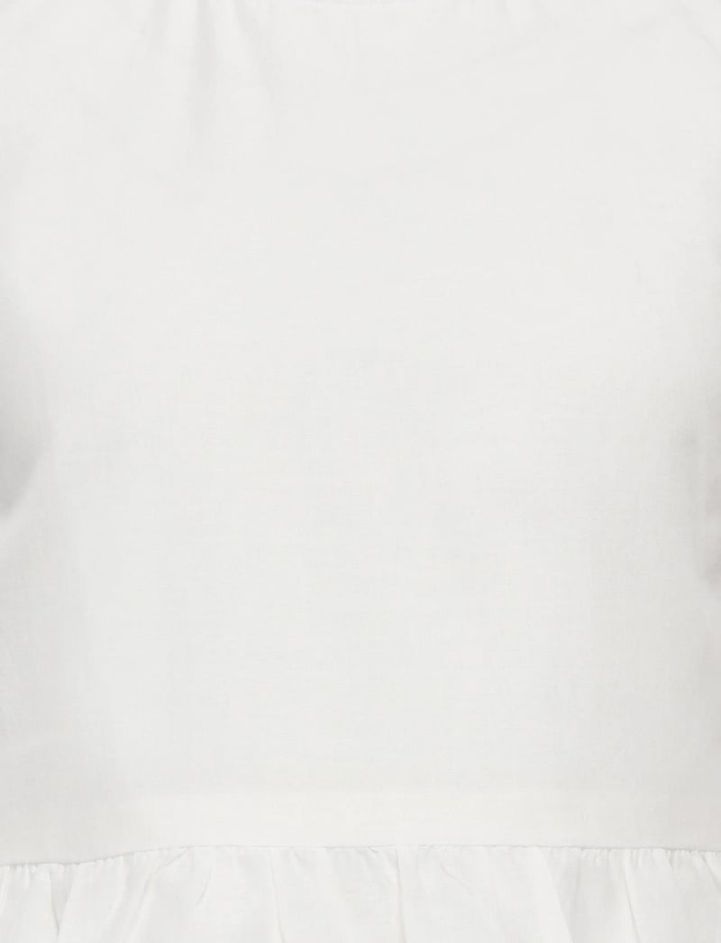 Kids Only - KOGBONDI LIFE S/L EMB TOP WVN - blusen & tuniken - cloud dancer - 2