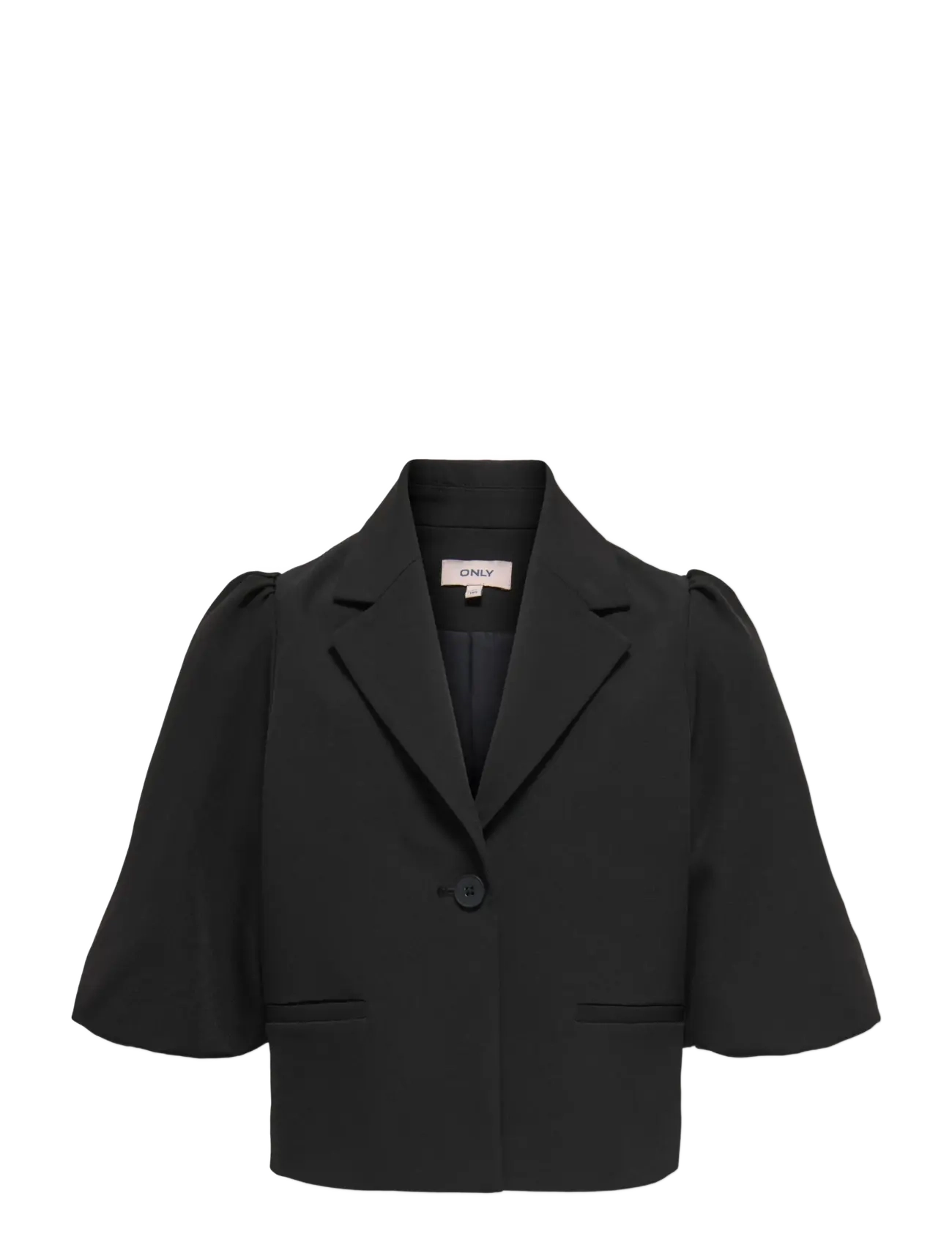 Kids Only Kogkira Puff Sleeve S/S Blazer Cs Tlr, 164, Black > Blazere, Børn