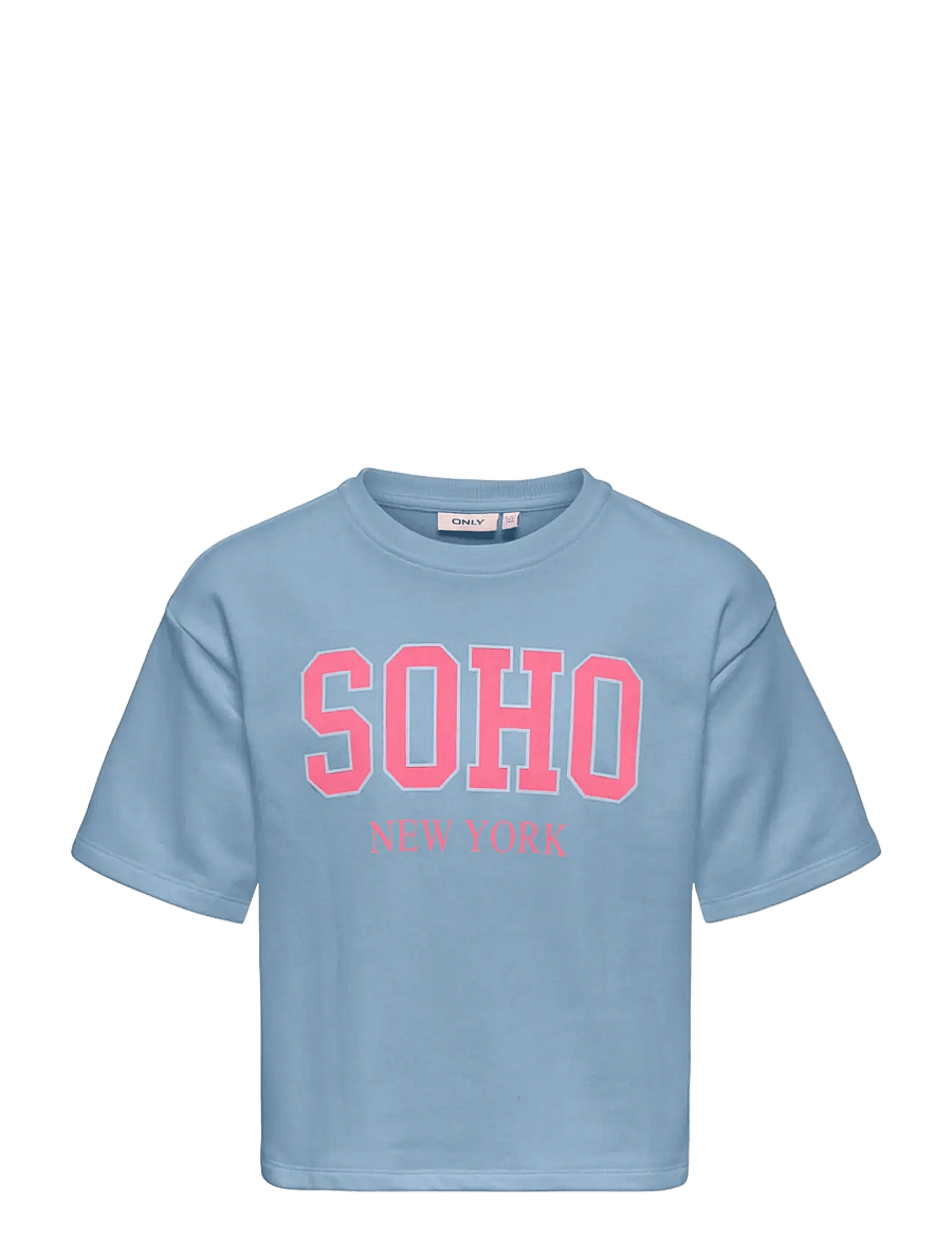 Kids Only - KOGDITTA LIFE SOHO S/S UB CS SWT - tanktops - soft chambray - 0