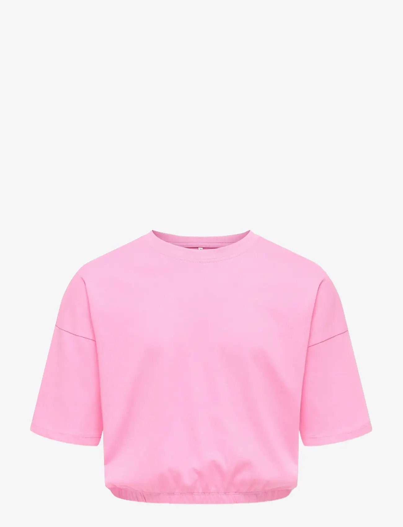 Kids Only - KOGOLIA ELASTIC LOOSE TOP JRS - lühikeste varrukatega t-särgid - begonia pink - 0