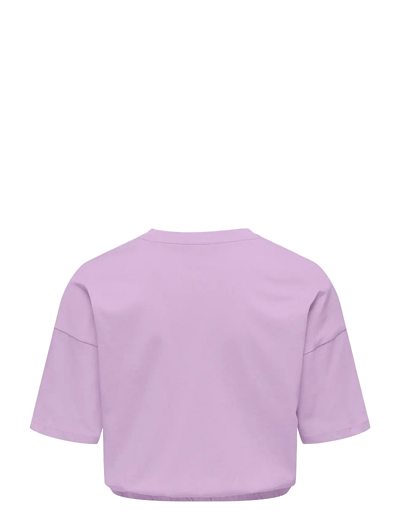 Kids Only - KOGOLIA ELASTIC LOOSE TOP JRS - kurzärmelige - orchid bloom - 1