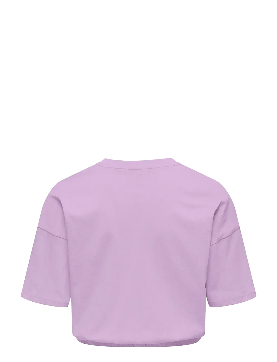 Kids Only - KOGOLIA ELASTIC LOOSE TOP JRS - lühikeste varrukatega t-särgid - orchid bloom - 1