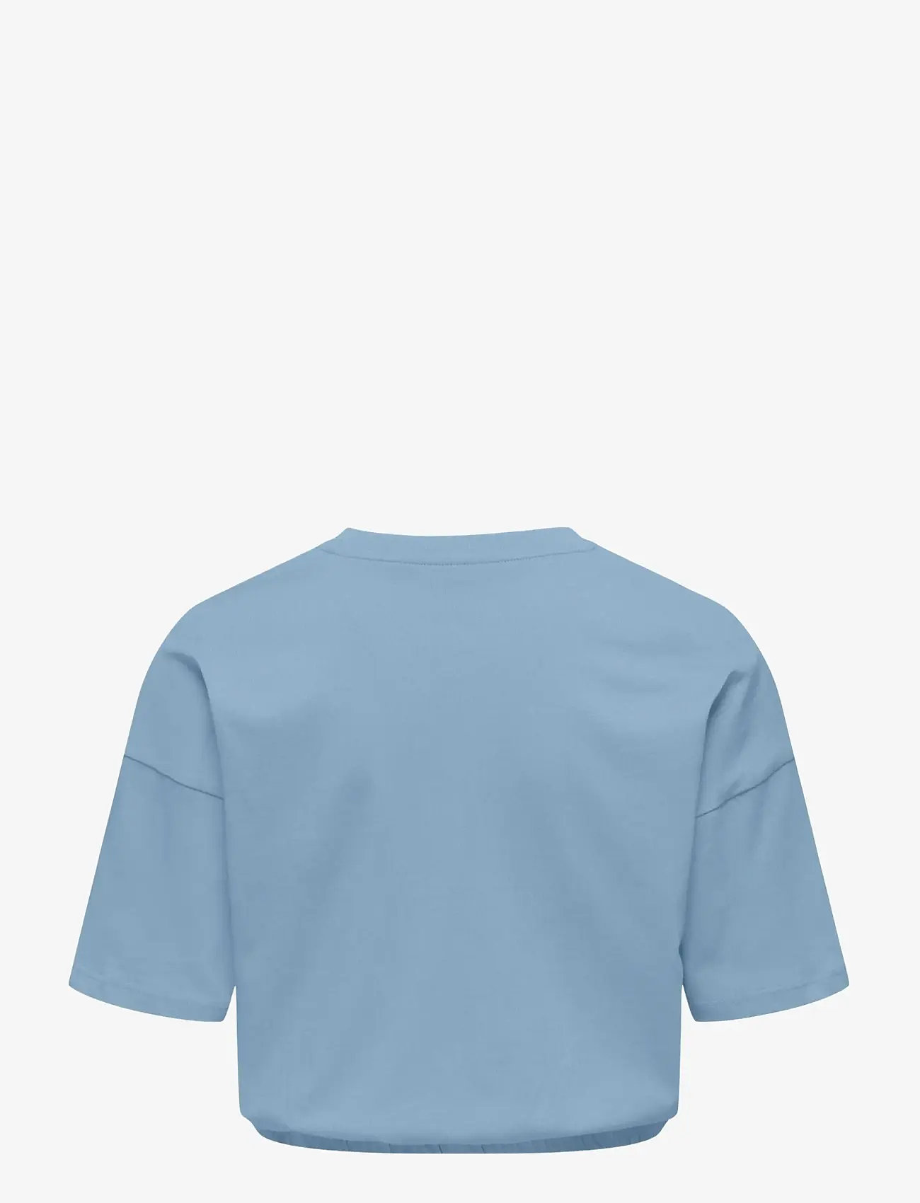 Kids Only - KOGOLIA ELASTIC LOOSE TOP JRS - lühikeste varrukatega t-särgid - soft chambray - 1