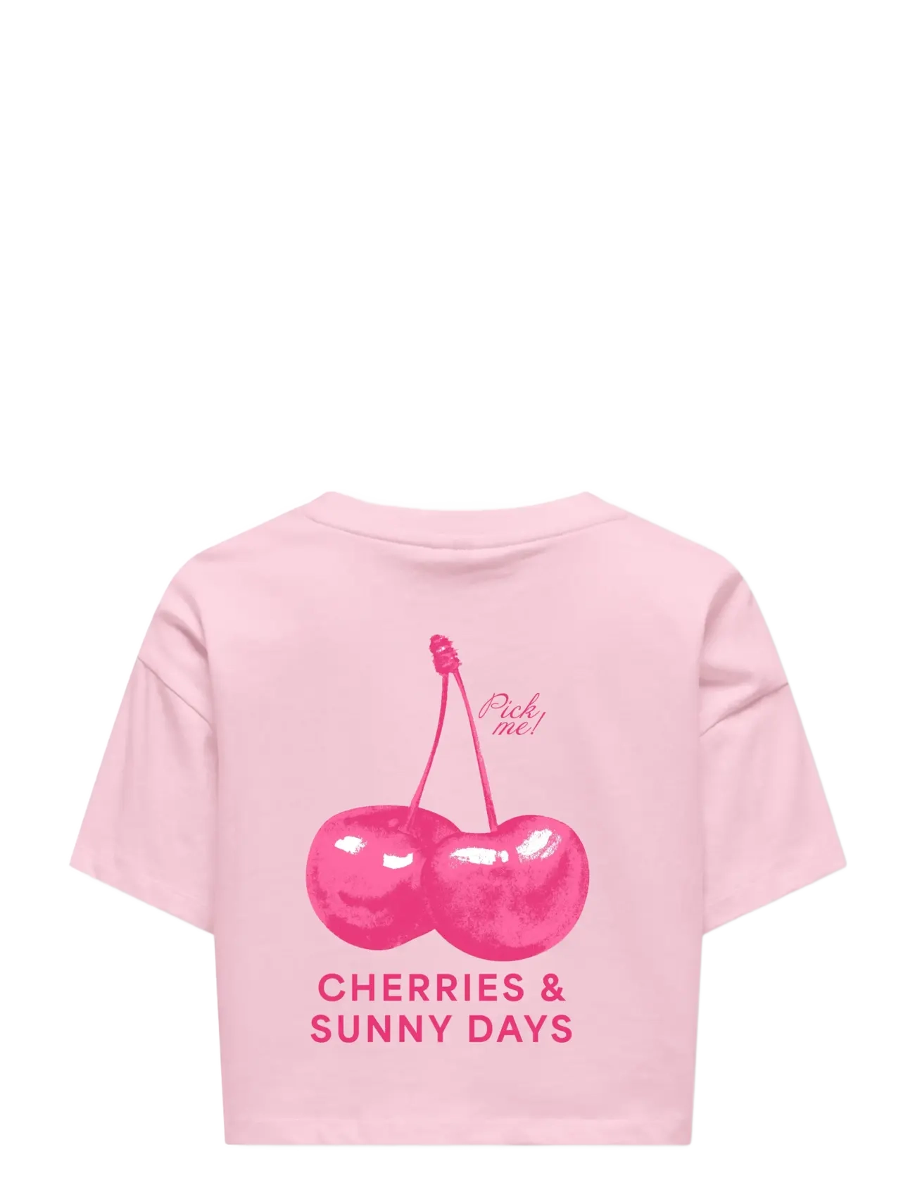 Kids Only - KOGMILLA LIFE S/S BOXY PRINTED TOP JRS - korte mouwen - romance rose - 1