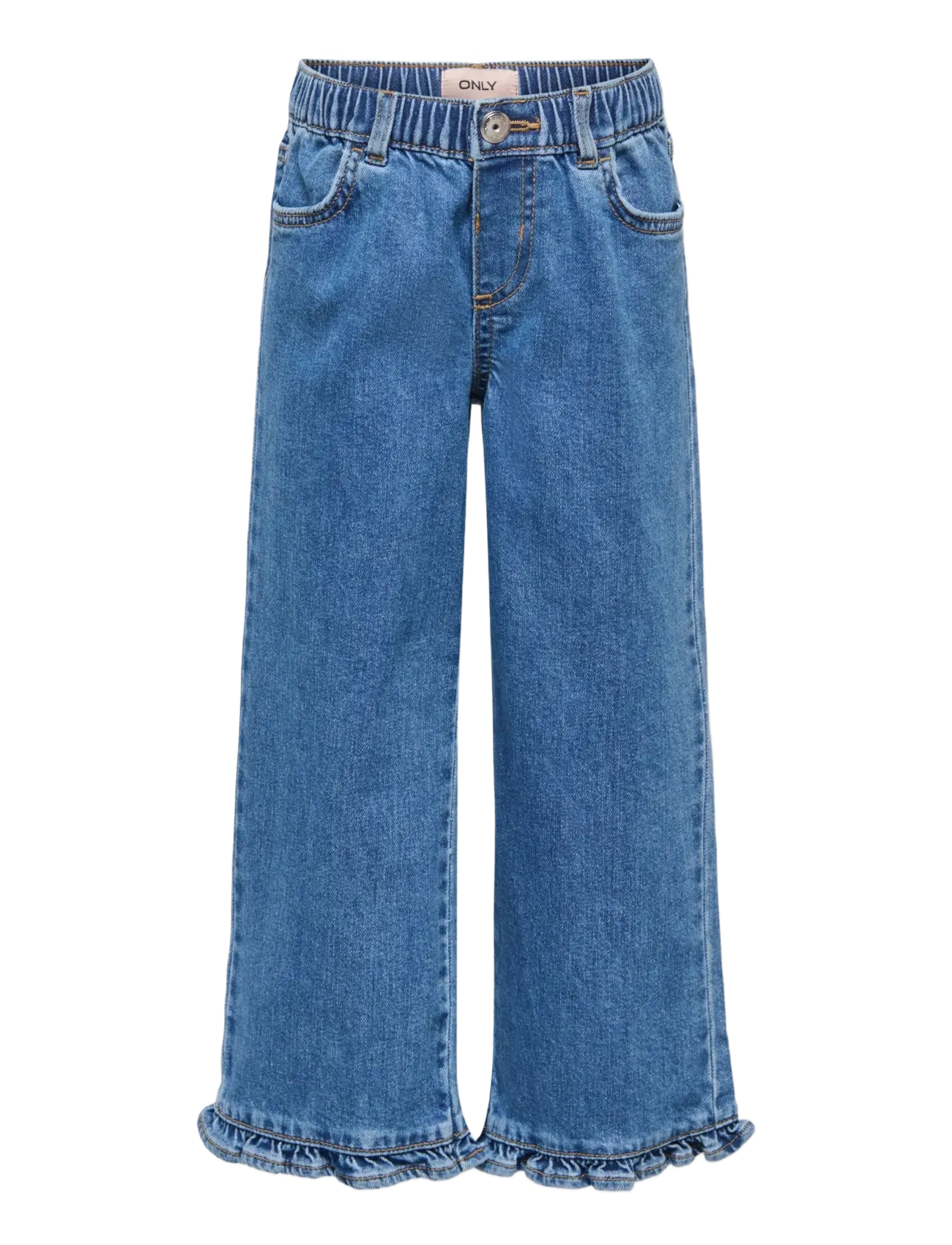 Kids Only - KMGENNA WIDE FRILL DNM AKM604 - medium blue denim - 1