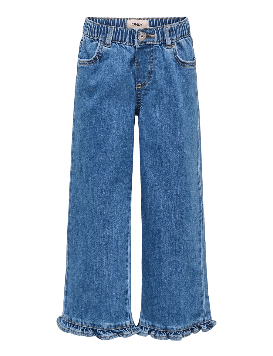 Kids Only - KMGENNA WIDE FRILL DNM AKM604 - medium blue denim - 1
