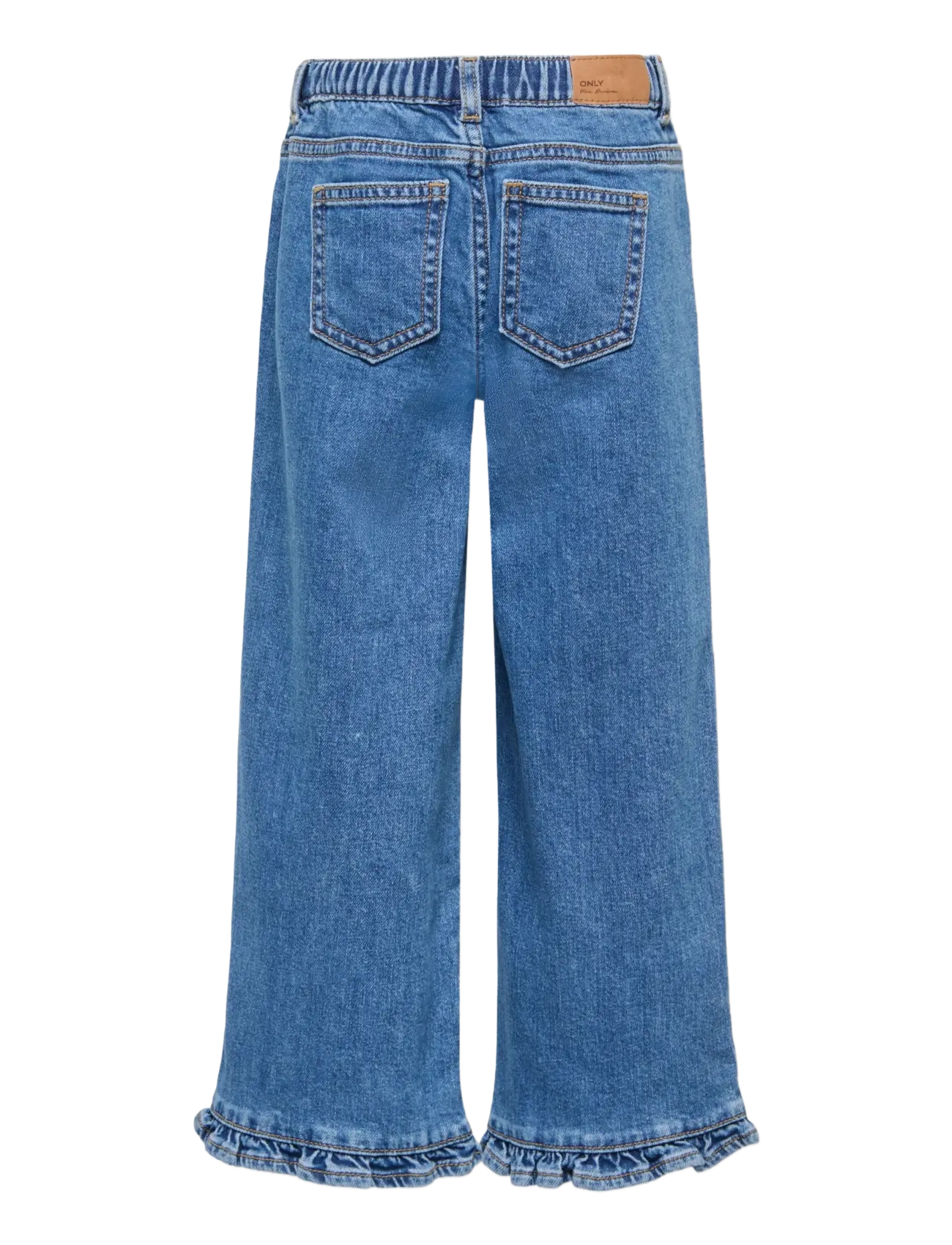 Kids Only - KMGENNA WIDE FRILL DNM AKM604 - medium blue denim - 2