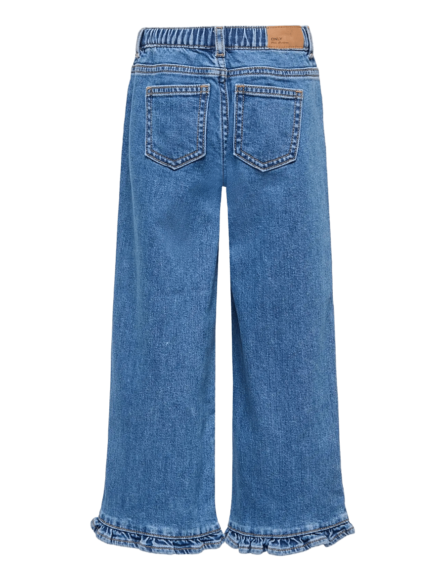 Kids Only - KMGENNA WIDE FRILL DNM AKM604 - medium blue denim - 2