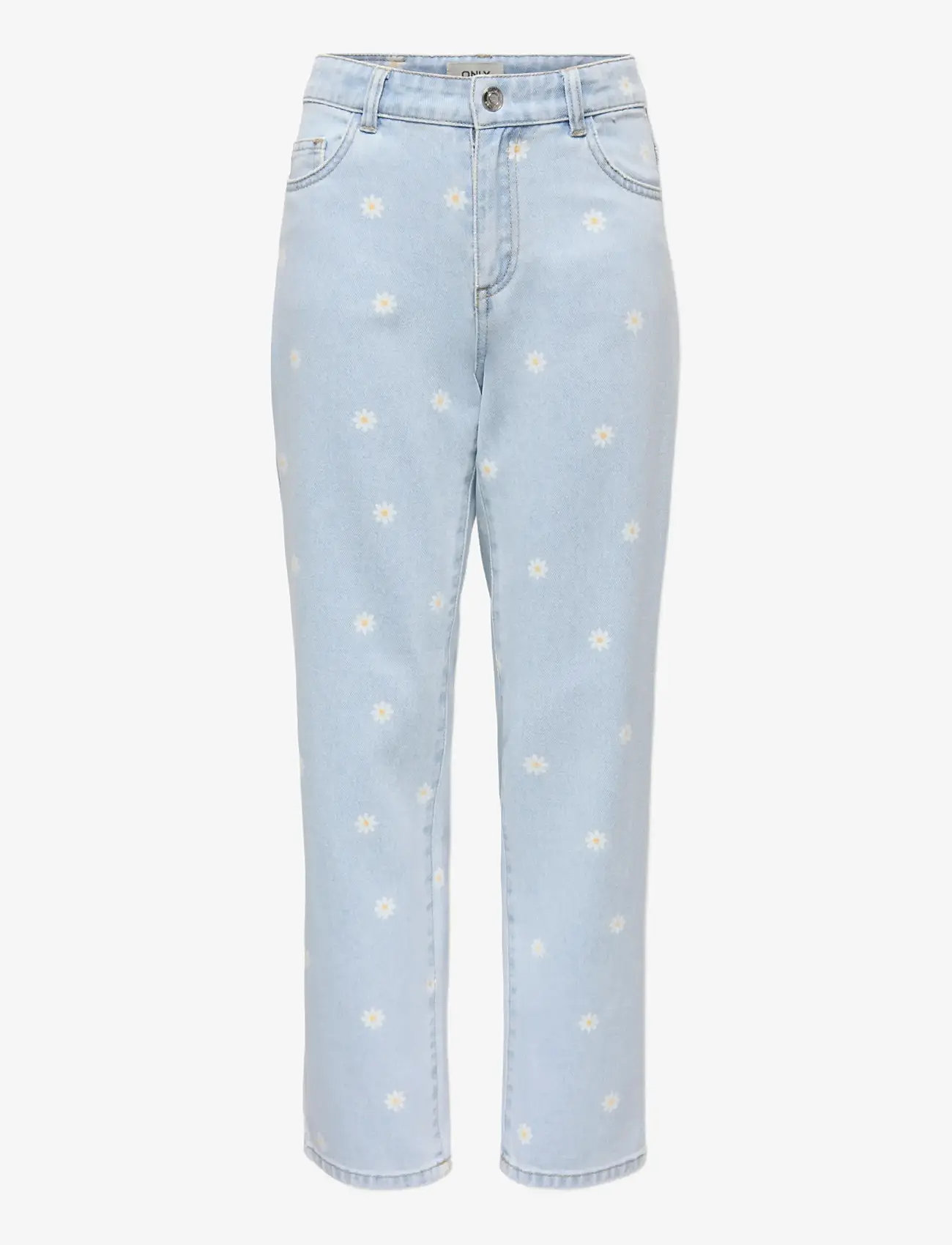 Kids Only - KOGROBYN REG STRAIGHT DAISY DNM - regular jeans - light blue denim - 0