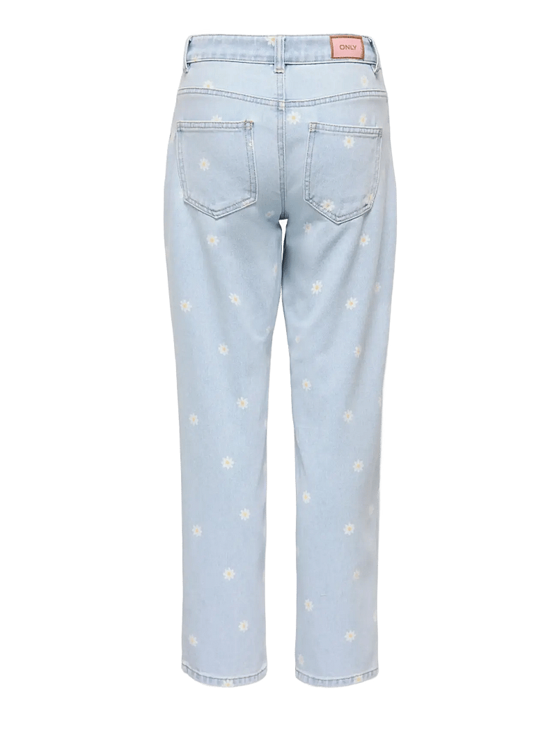 Kids Only - KOGROBYN REG STRAIGHT DAISY DNM - regular jeans - light blue denim - 1