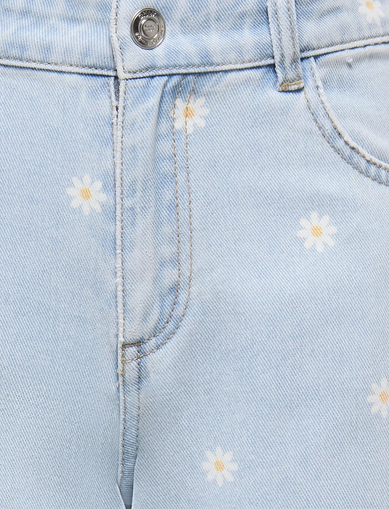 Kids Only - KOGROBYN REG STRAIGHT DAISY DNM - regular jeans - light blue denim - 2