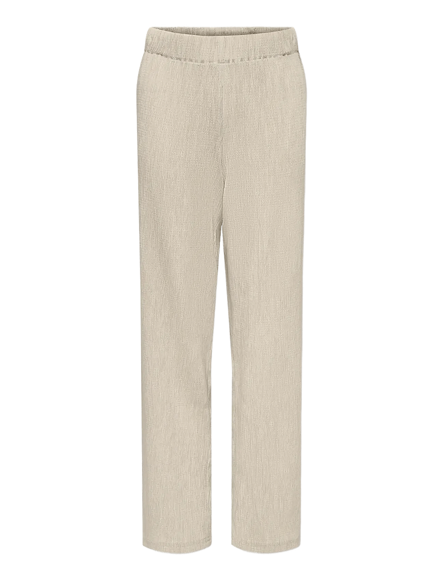 Kids Only - KOGKAYLIE MW STRUC STR PANT PNT - bukser - pumice stone - 0