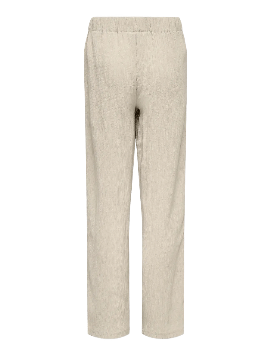 Kids Only - KOGKAYLIE MW STRUC STR PANT PNT - bukser - pumice stone - 1