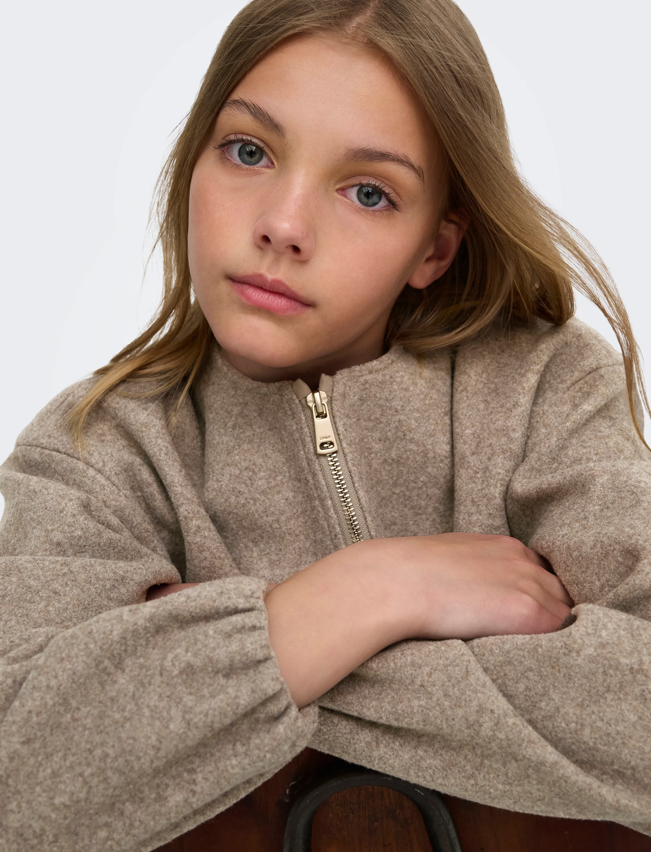 Kids Only - KOGADINA LIFE SHORT BOMBER VD OTW - bomberjacken - taupe gray - 5