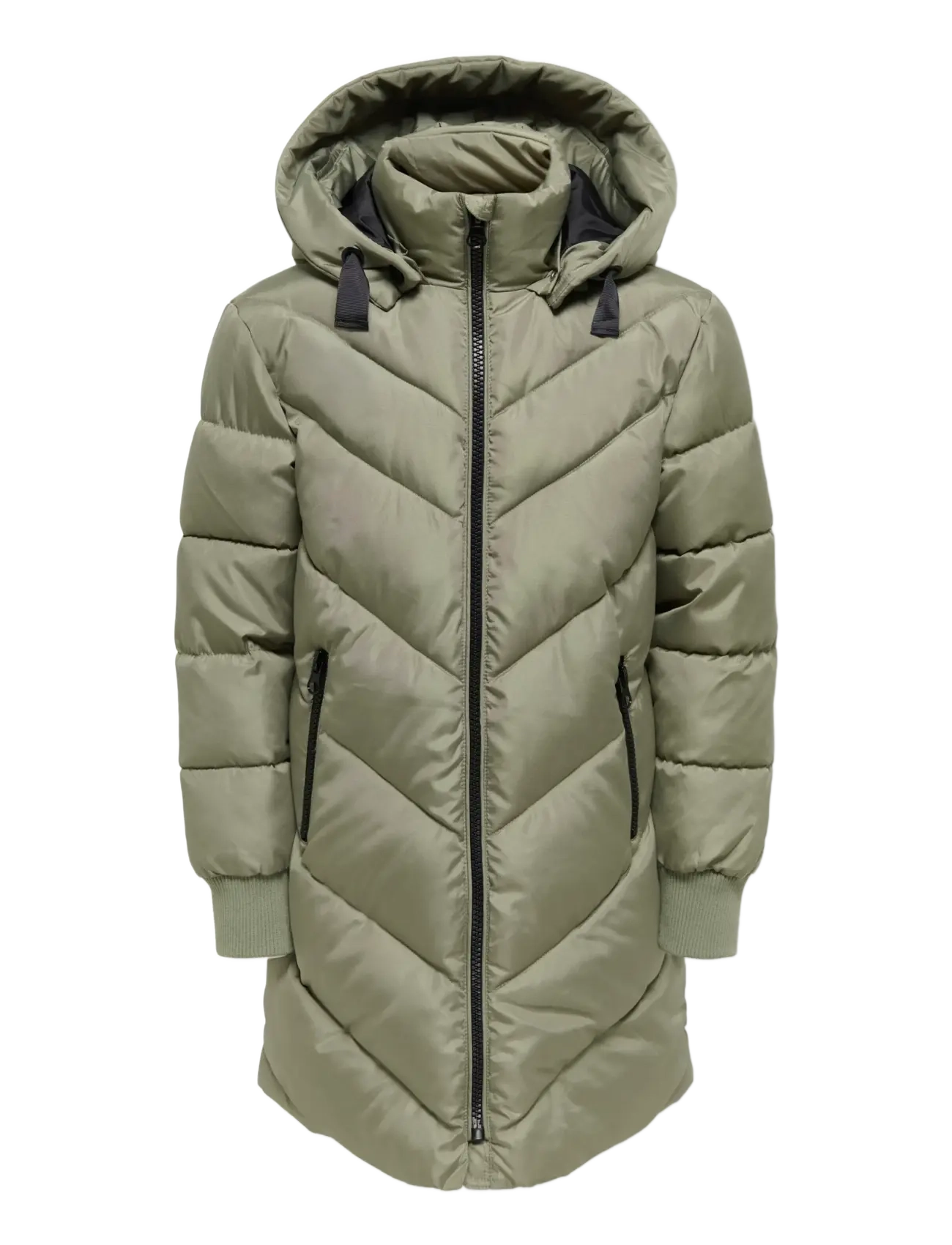 Kids Only KOGSKYLAR HOOD JACKET VD OTW NOOS - Inspiration - VETIVER / khaki/green