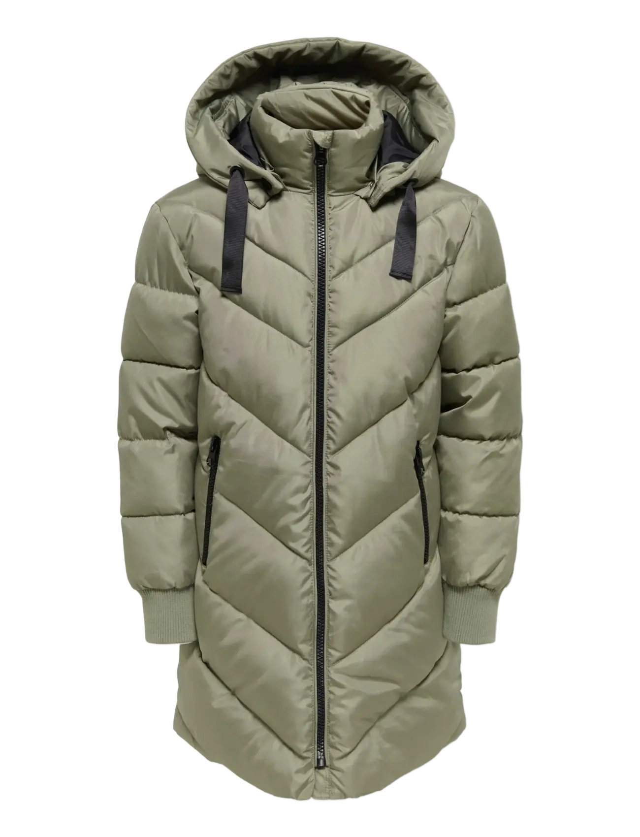 Kids Only KOGSKYLAR HOOD JACKET VD OTW NOOS - Teens 140-176 - VETIVER / khaki/green