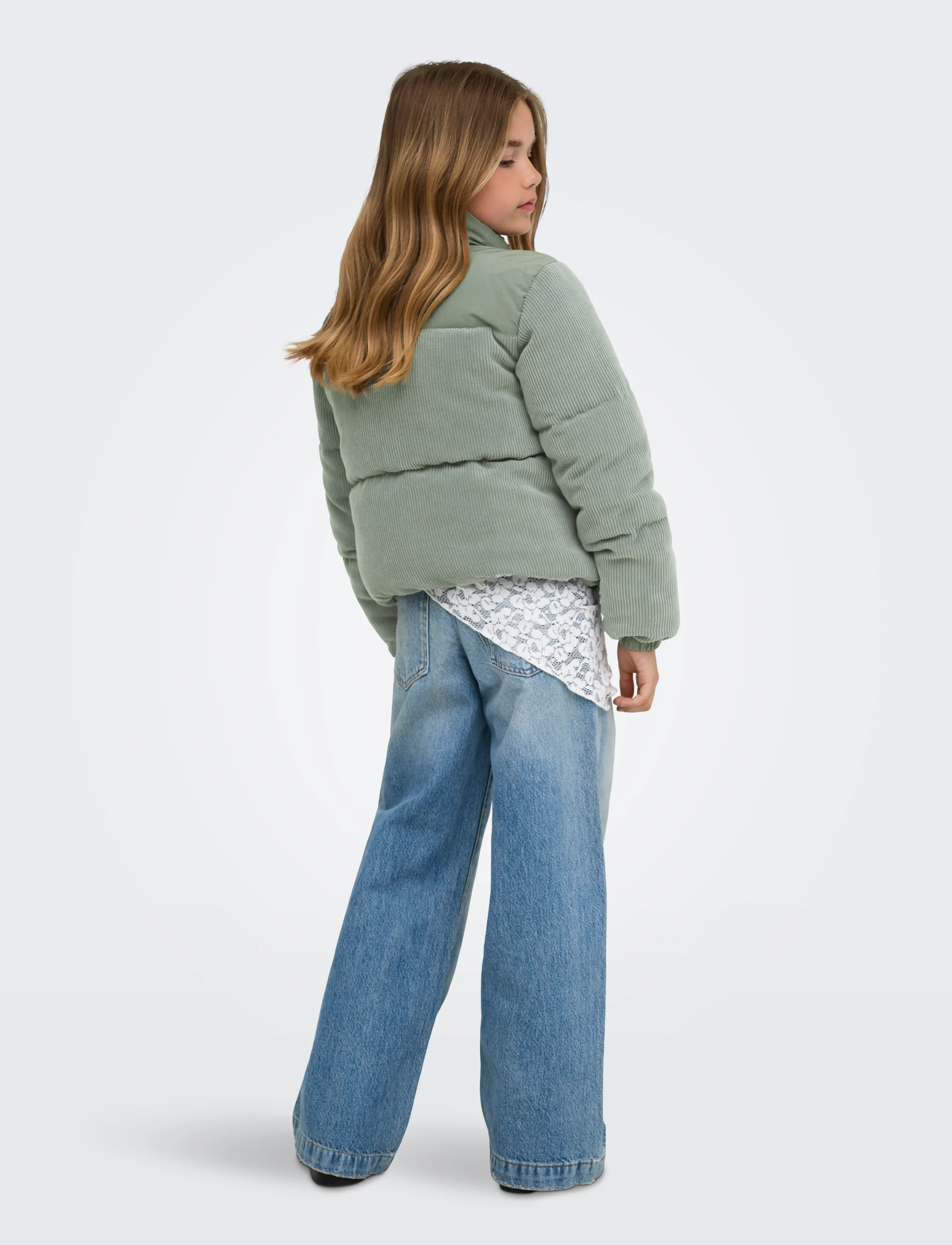 Kids Only - KOGTANYA LIFE MIX PUFFER VD OTW - winterjacke - castor gray - 3