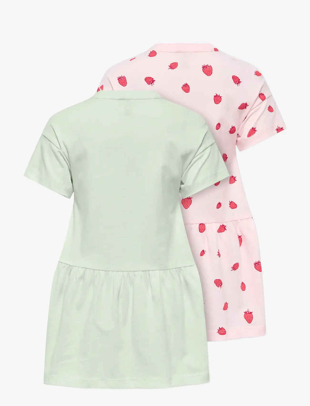 Kids Only - KMGMAIKEN LIFE SS DRESS 2-P JRS - kortärmade vardagsklänningar - romance rose - 1