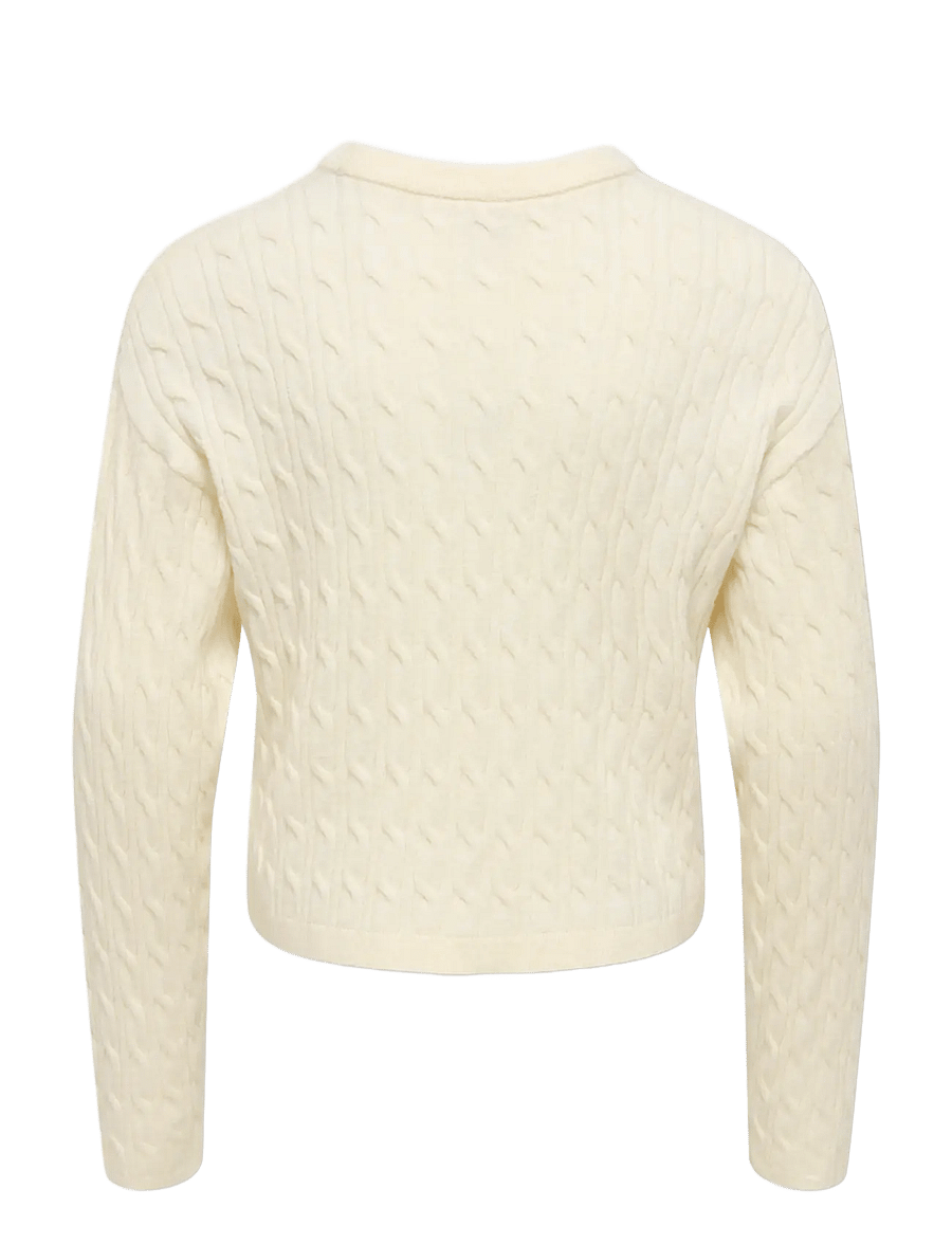 Kids Only - KOGIBI LS CABLE O-NECK VD KNT - pullover - whitecap gray - 1