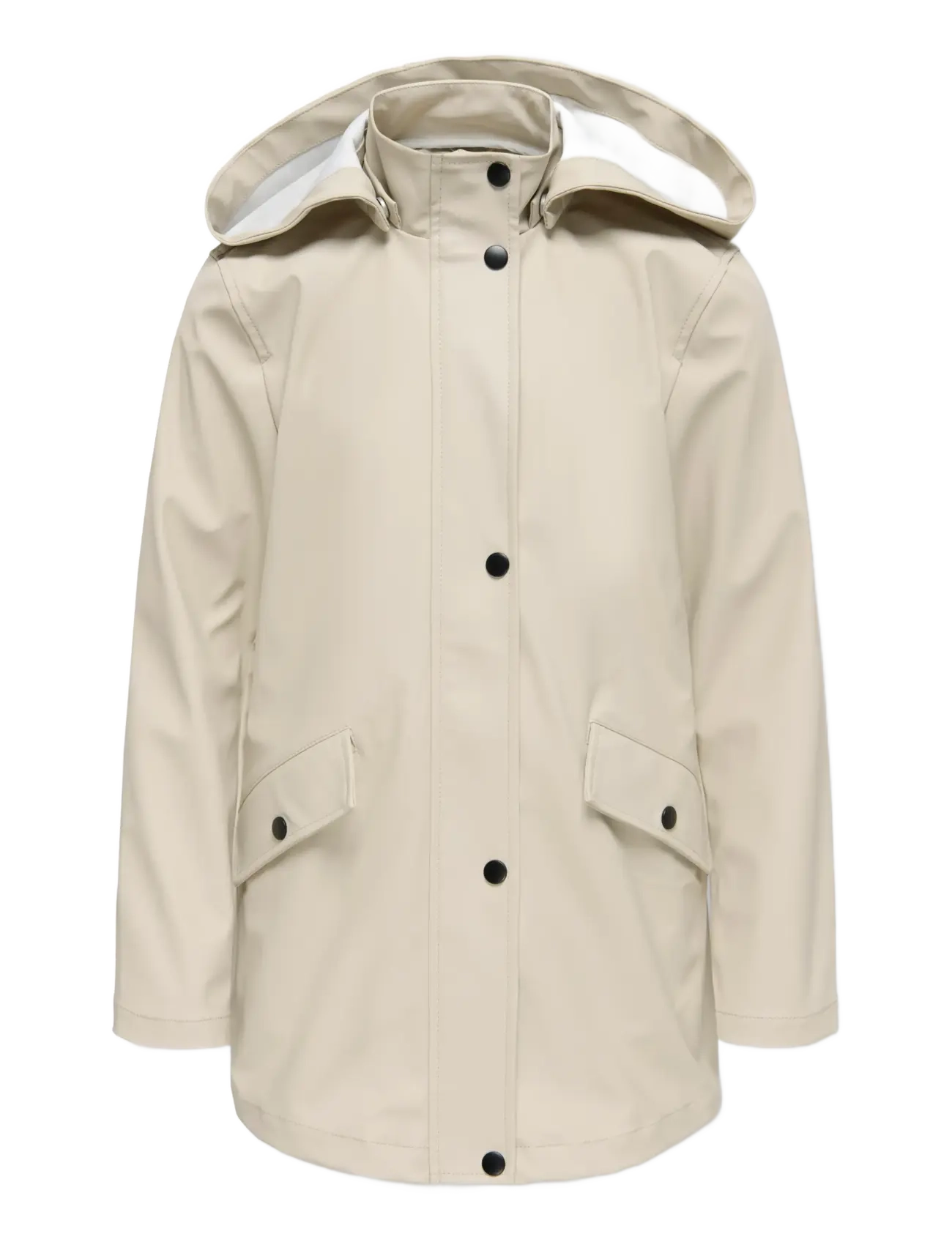 Kids Only KOGELISA HOOD RAINCOAT OTW - Õueriided - SILVER LINING / beige